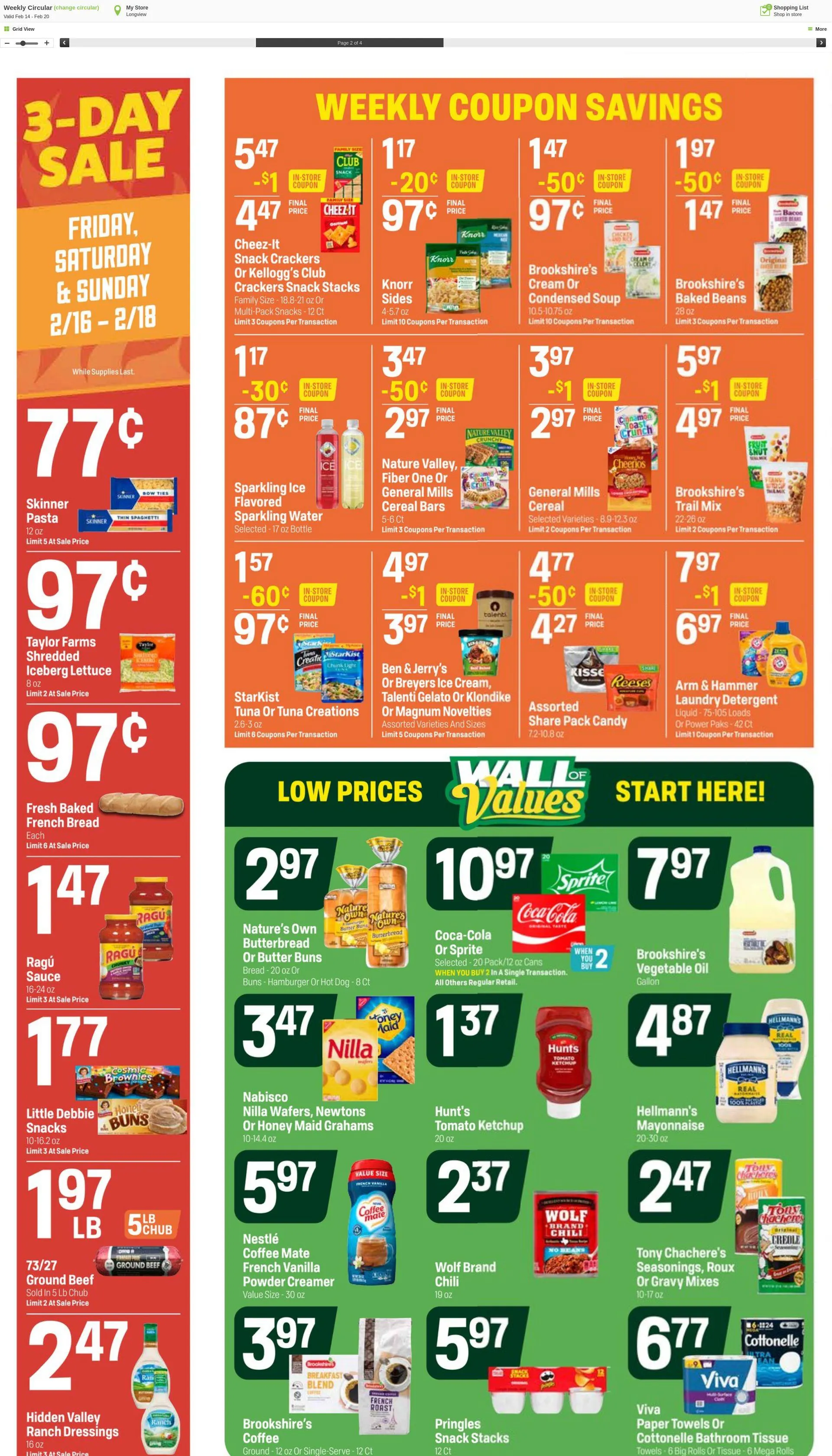 Weekly ad Super1Foods from February 14 to February 20 2024 - Page 2