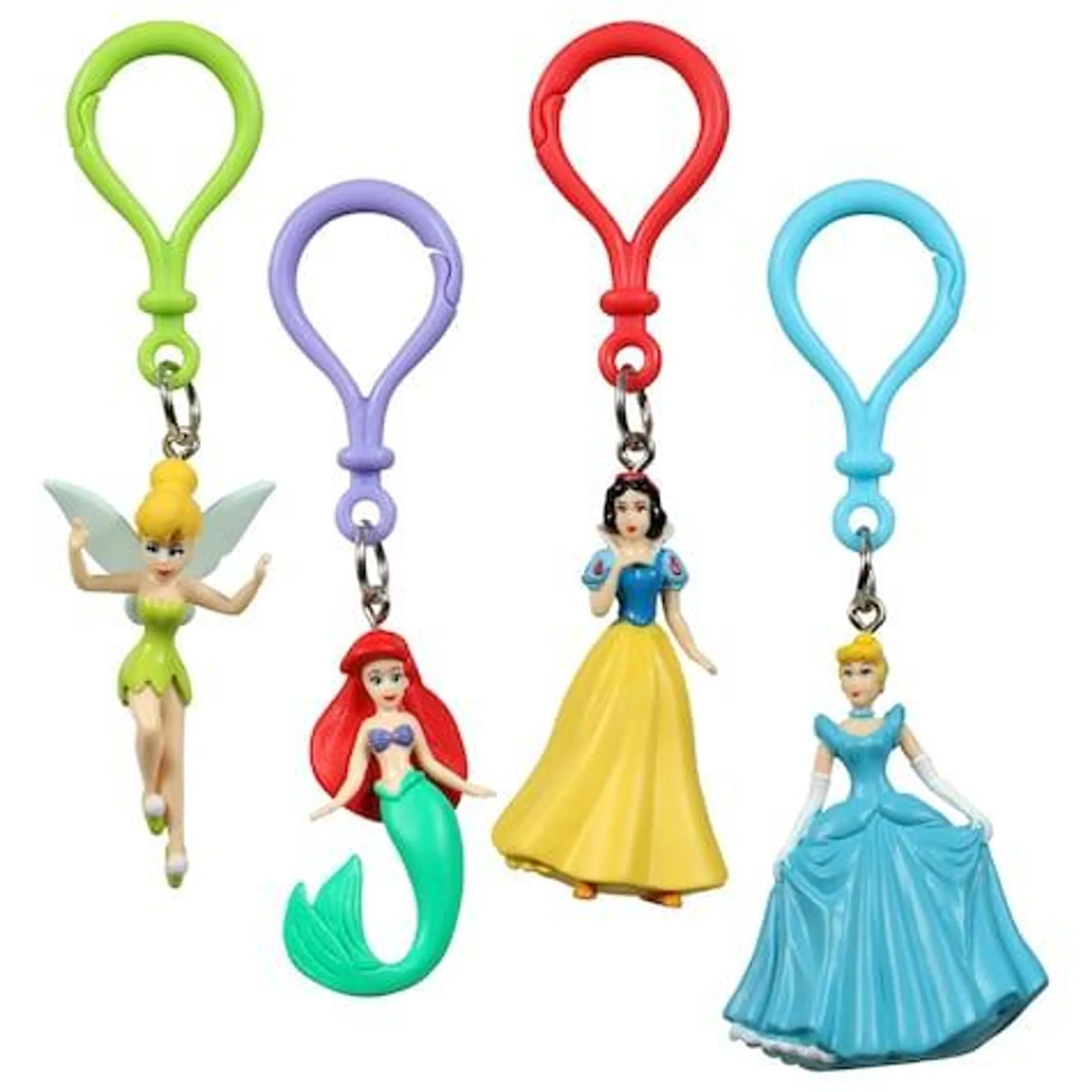 Disney Princess Bag Clips, 2.625x1.625 in.