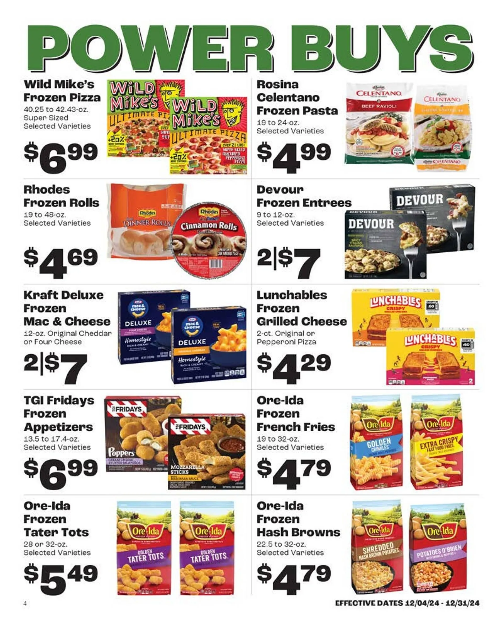 Weekly ad Rosauers Weekly Ad from December 11 to December 31 2024 - Page 4