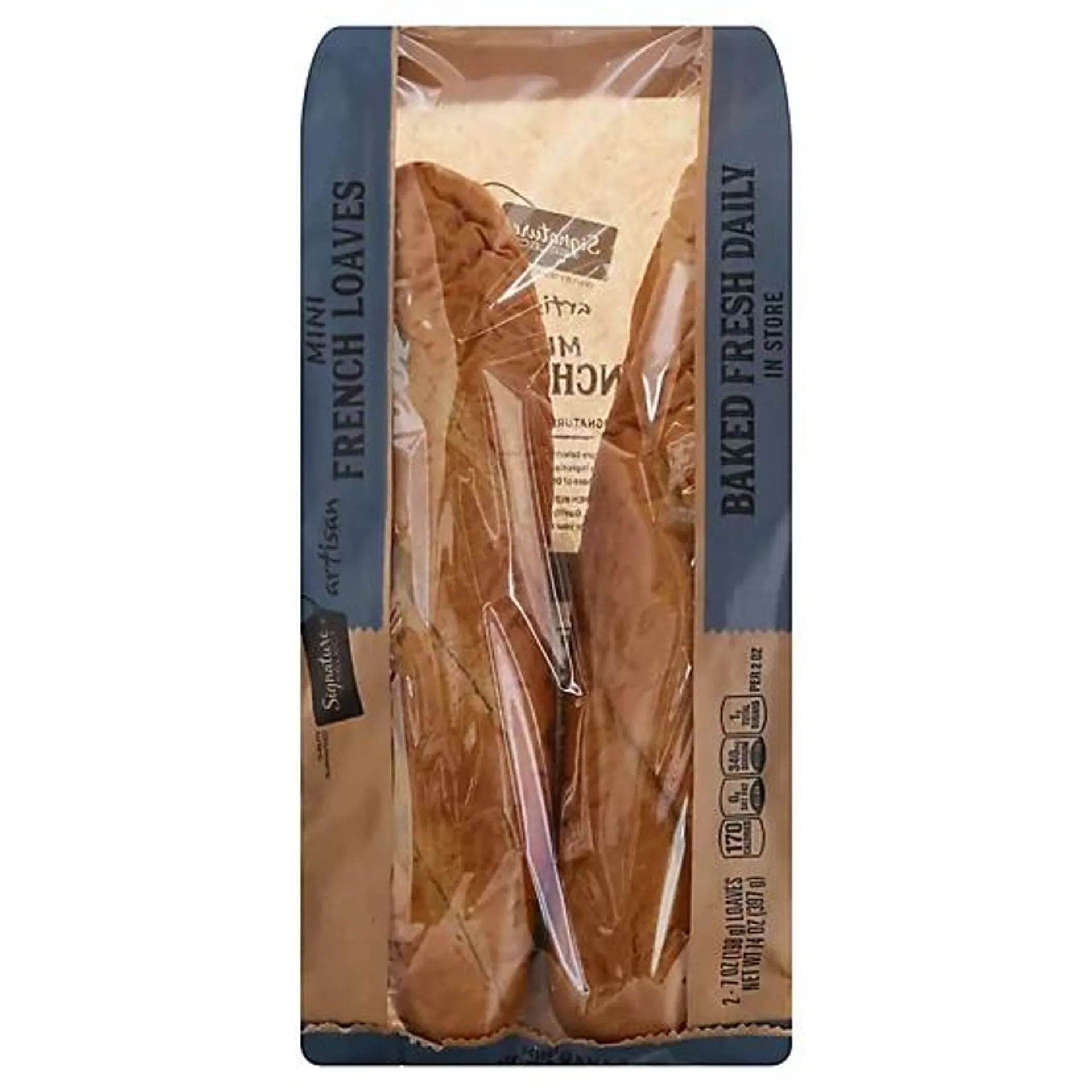 Signature SELECT Bakery French Bread Mini Size - 2 Count