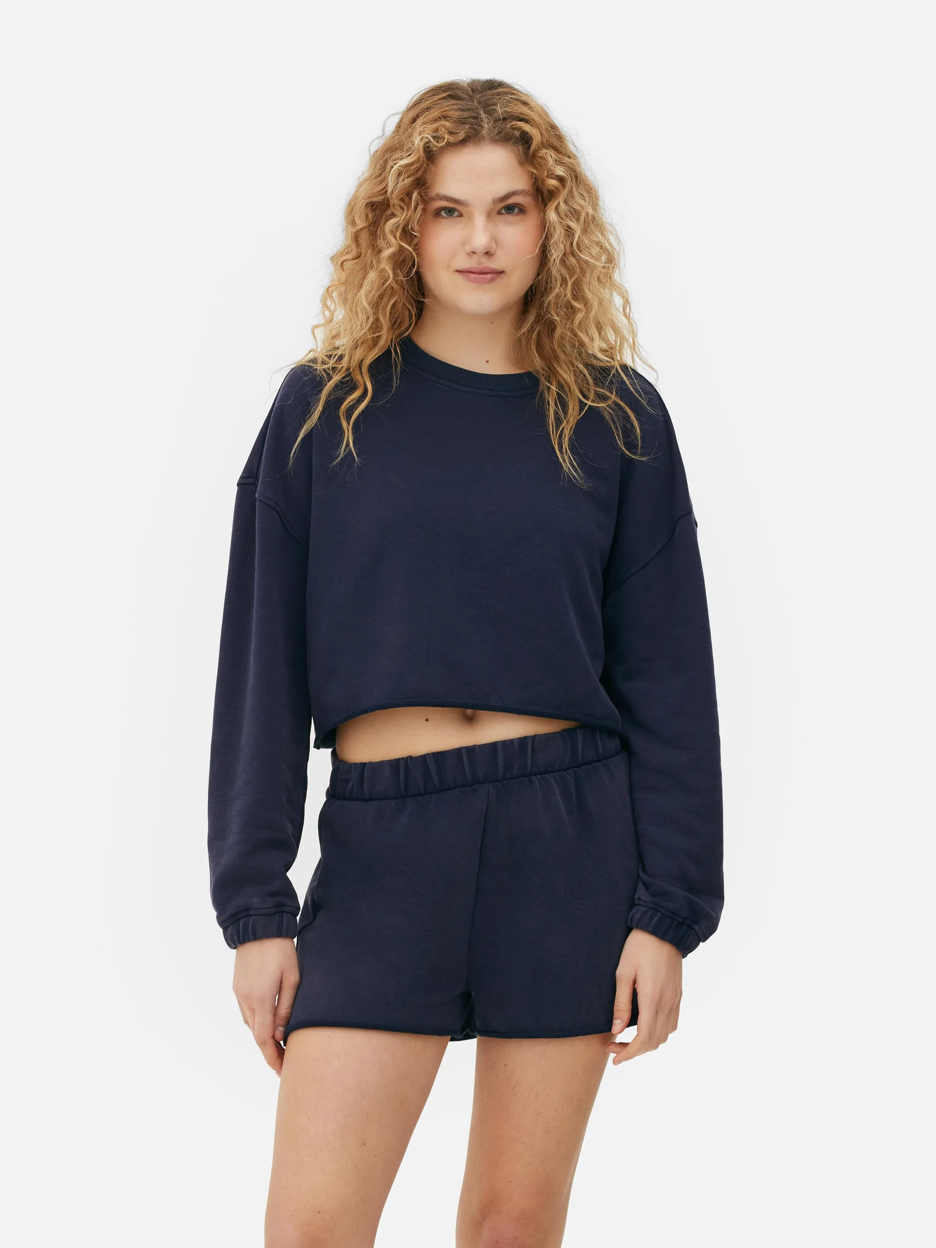 Co-Ord Raw Hem Sweatshirt