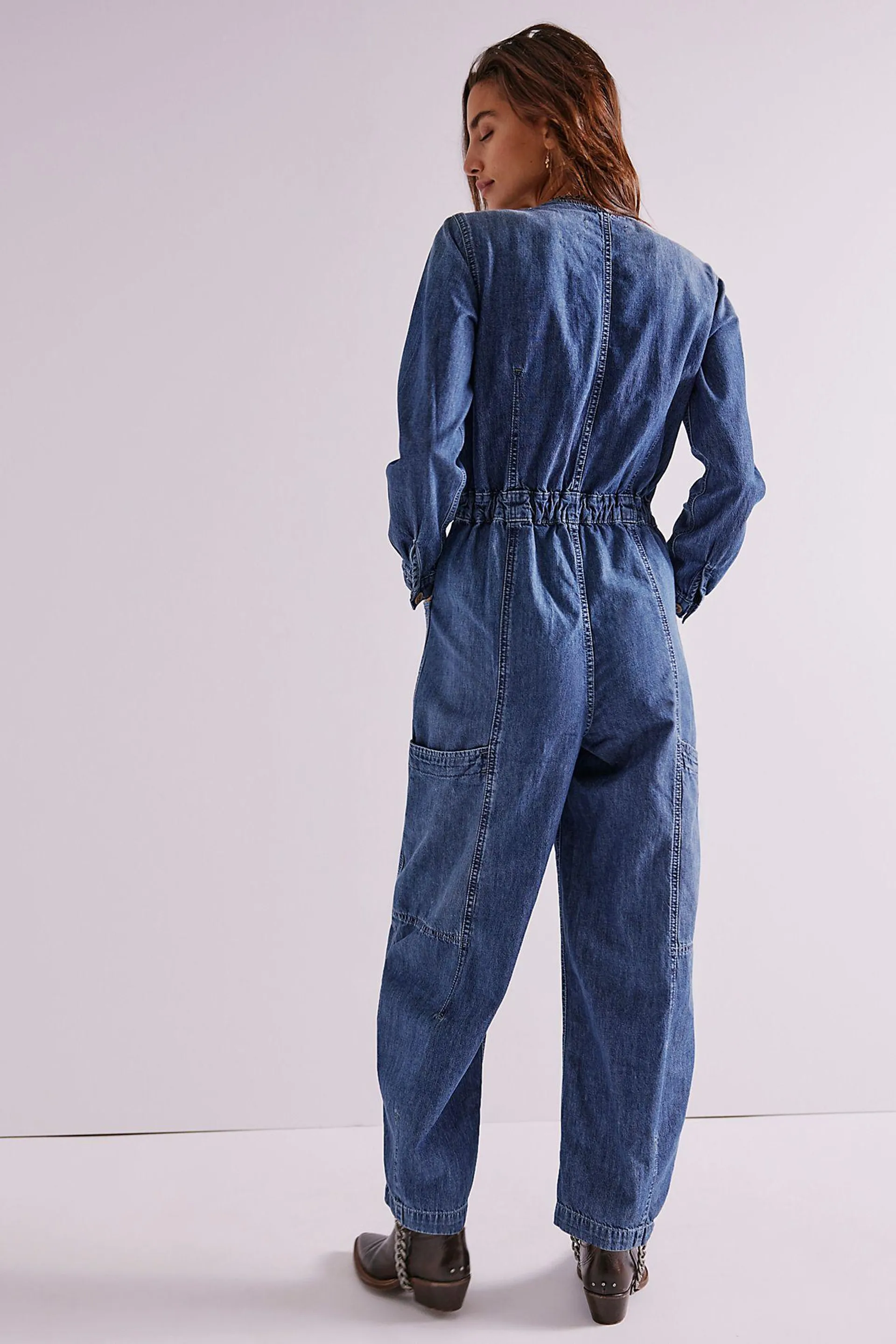 We The Free Archie Denim Jumpsuit