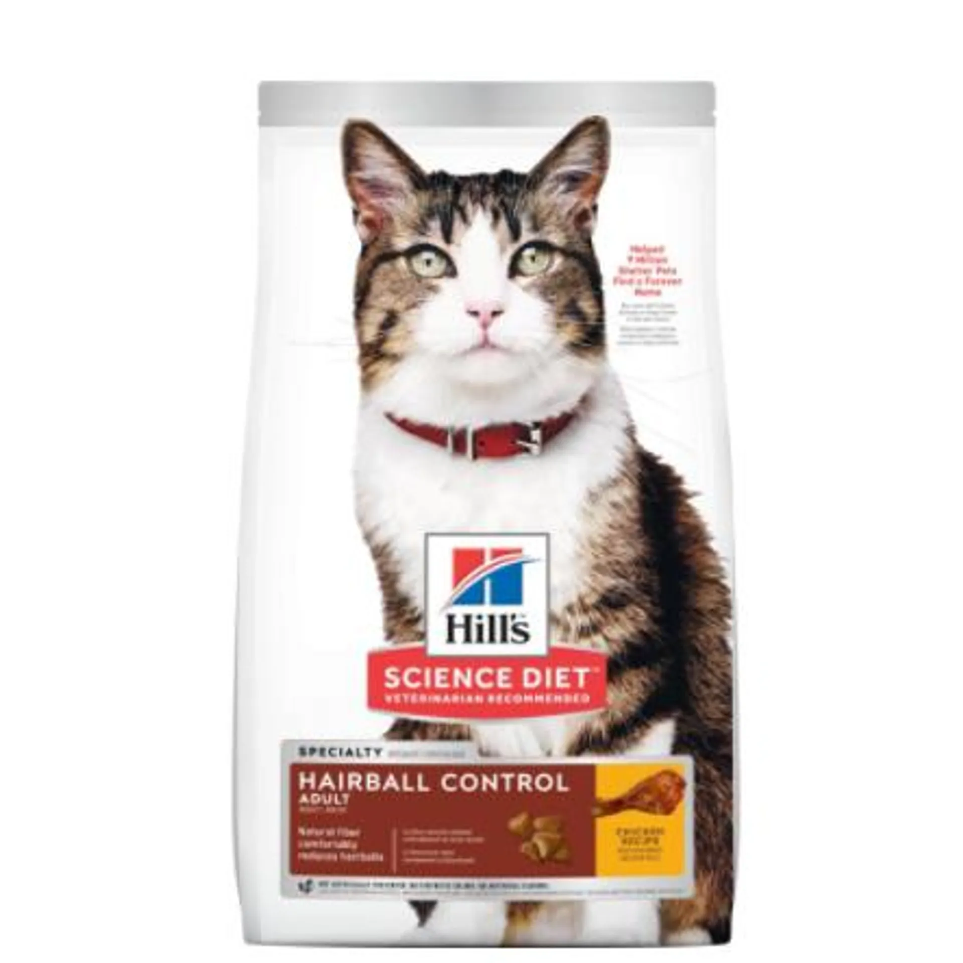 Hill's Science Diet Adult Hairball Control cat food 7lb