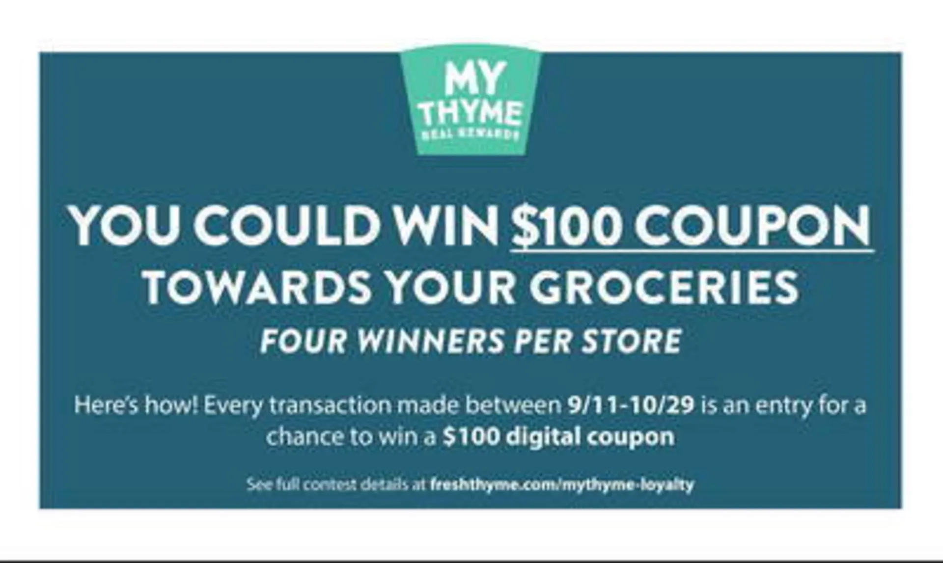 Fresh Thyme Weekly Ad - 1