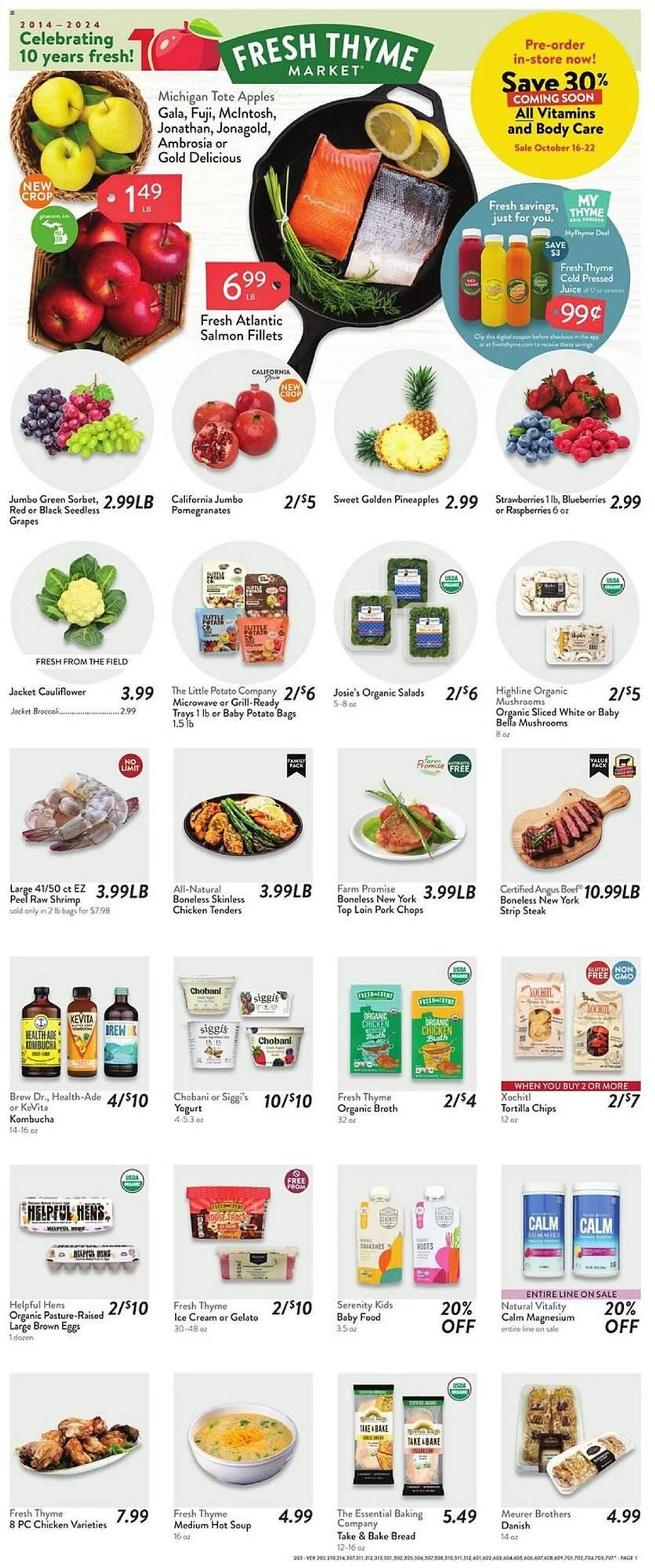 Fresh Thyme Weekly Ad - 1