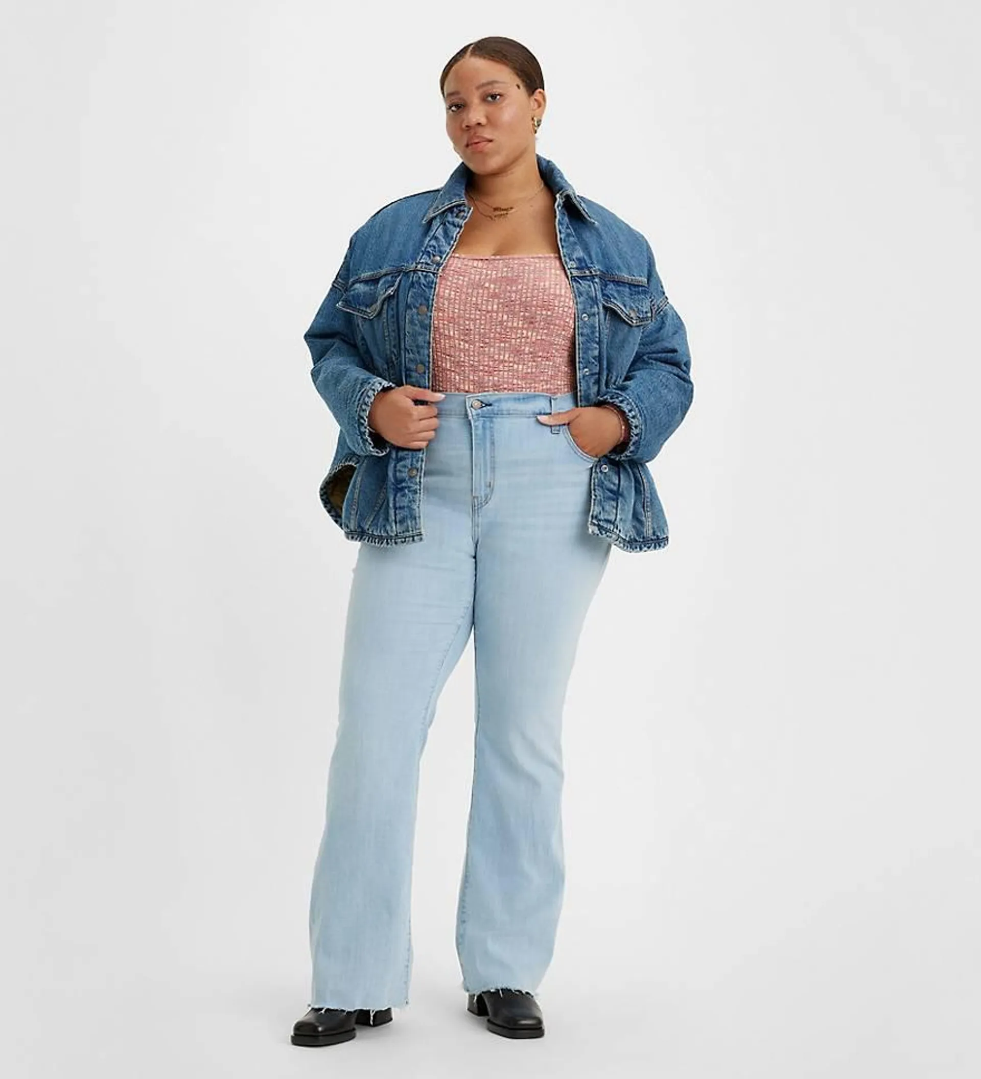 726 High Rise Flare Women's Jeans (plus Size)