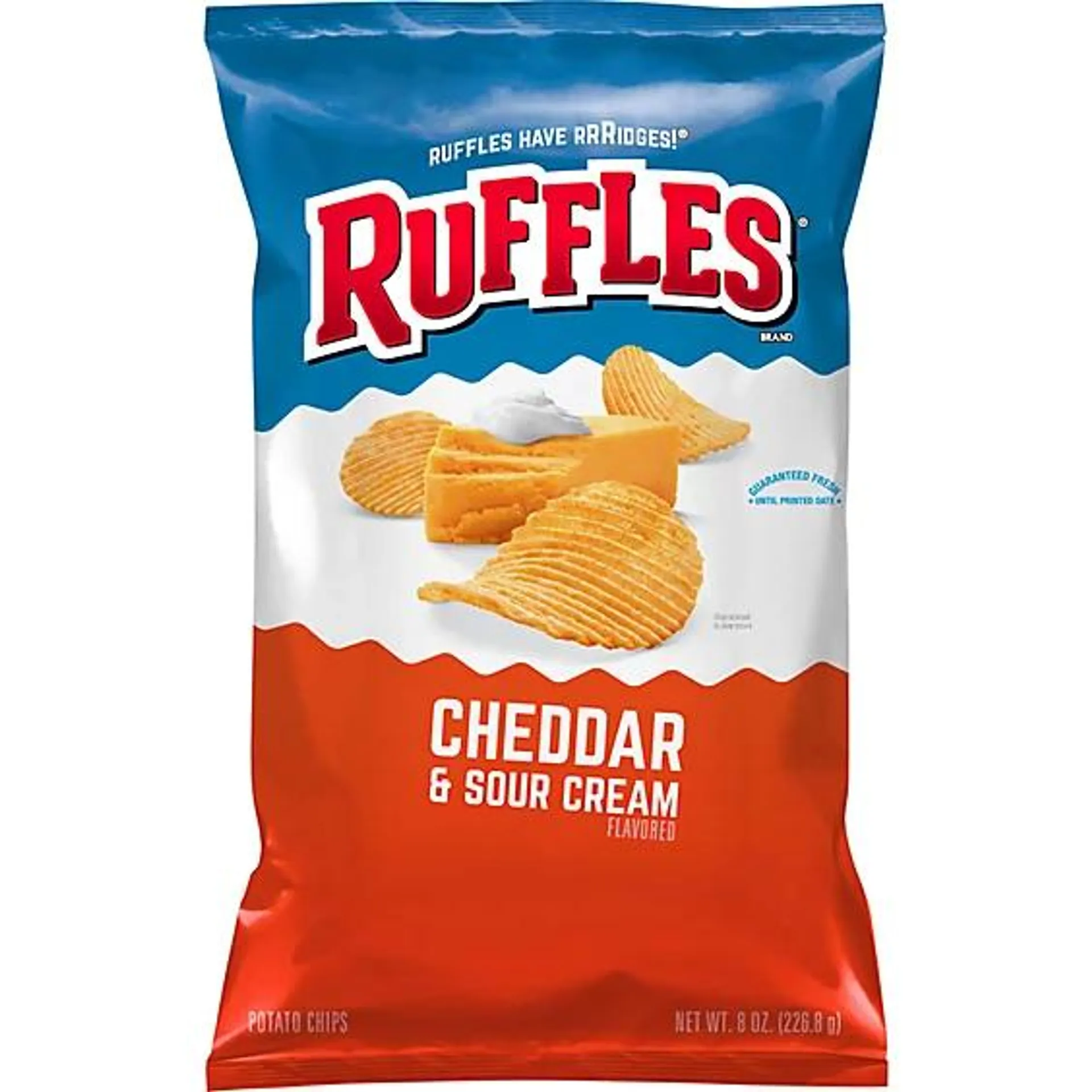 Ruffles Potato Chips Cheddar & Sour Cream - 8 OZ