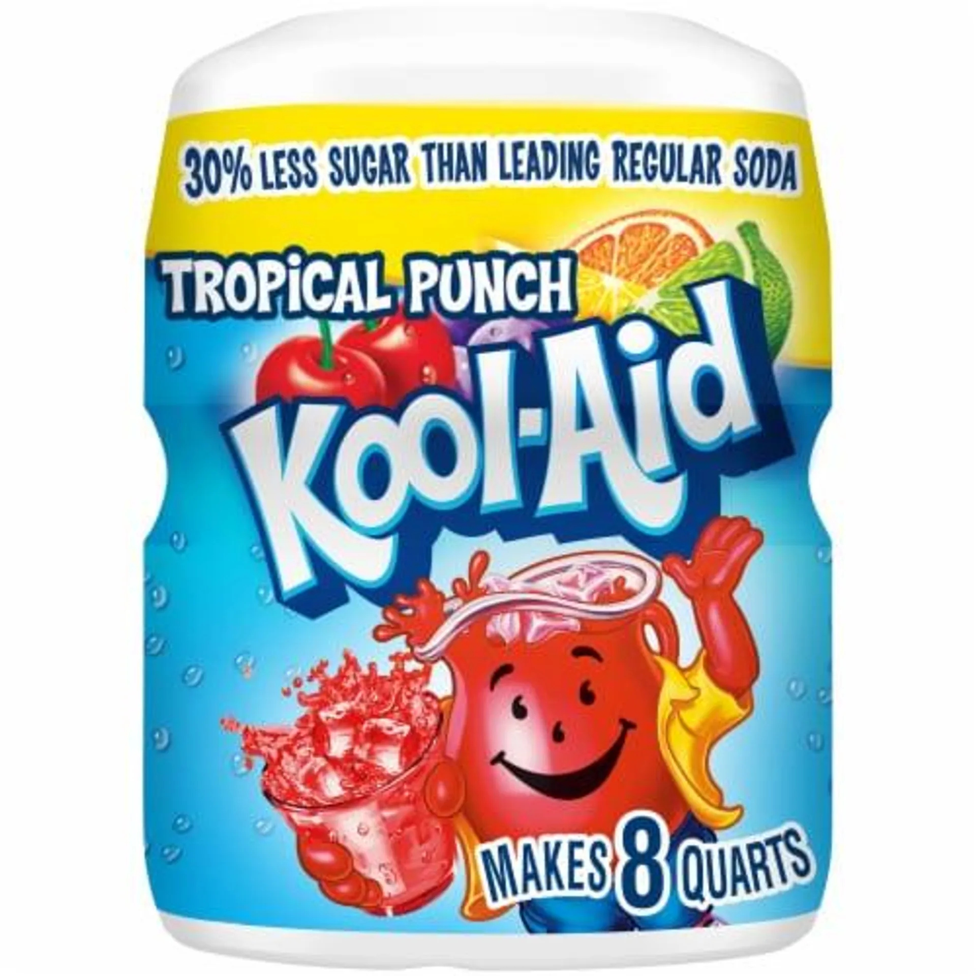 Kool-Aid Tropical Punch Drink Mix Canister