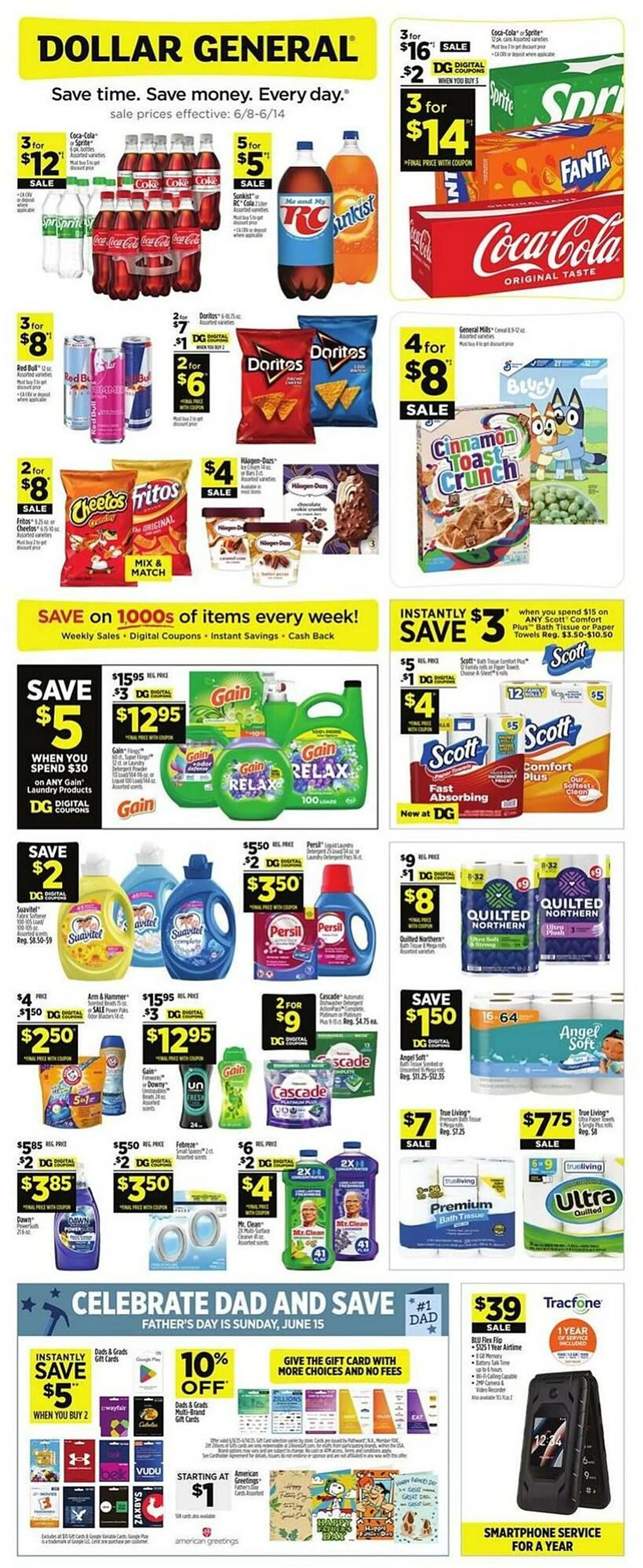 Weekly ad Dollar General Weekly Ad from June 8 to June 14 2025 - Page 1
