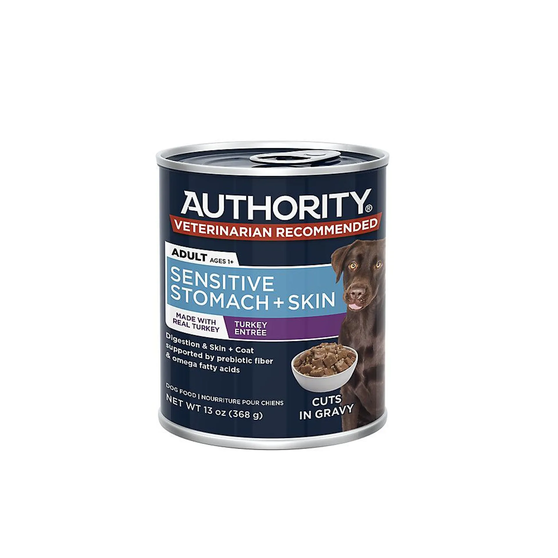 Authority Sensitive Stomach & Skin Turkey Entree Adult Wet Dog Food - 13 oz