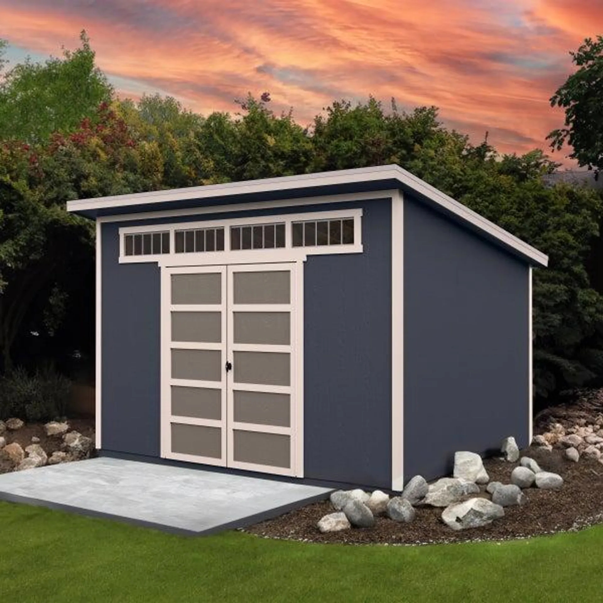 Yardline Montague 12' x 8' Wood Storage Shed - Do It Yourself Assembly