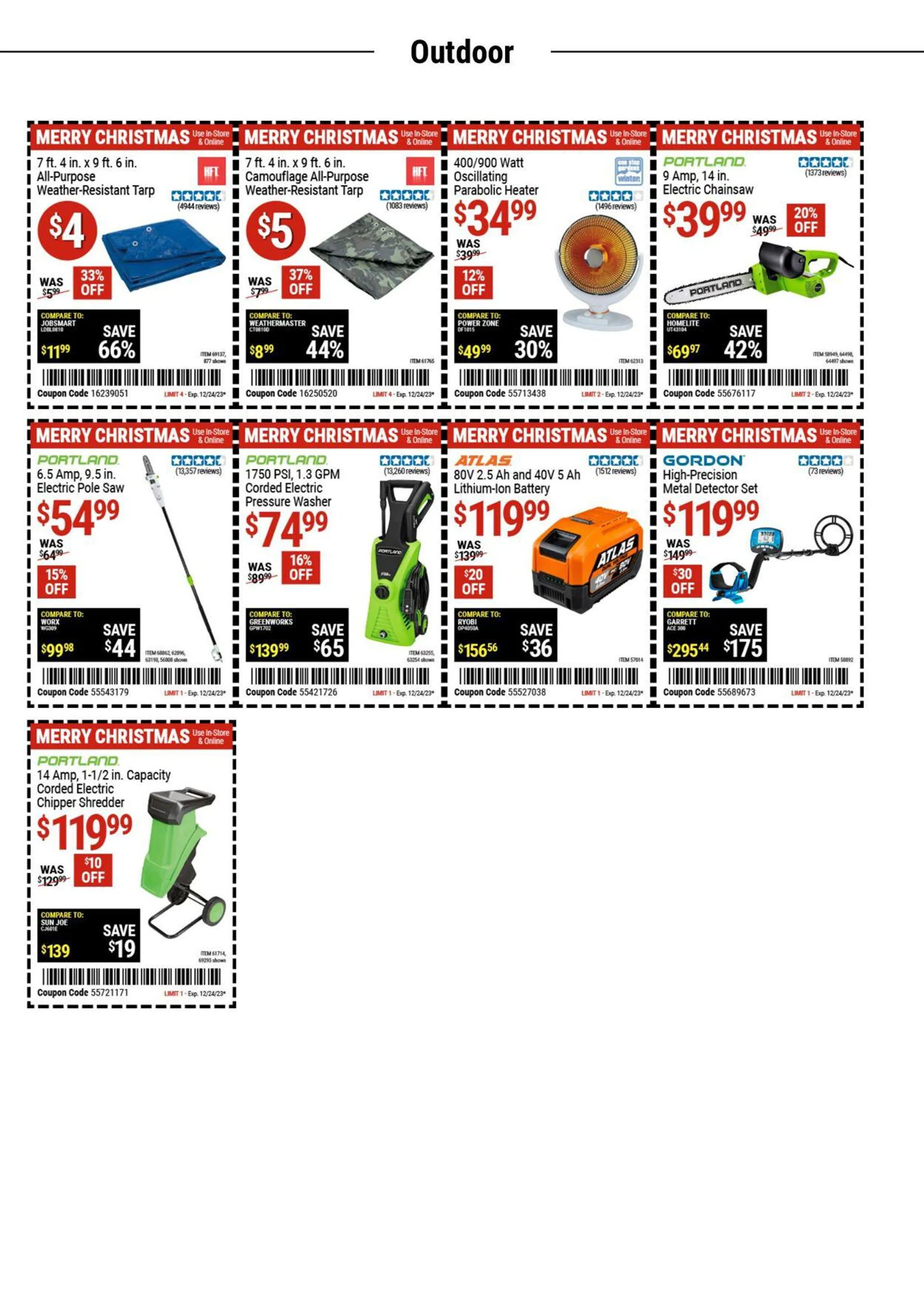 Weekly ad Harbor Freight Current weekly ad from December 11 to December 26 2023 - Page 9