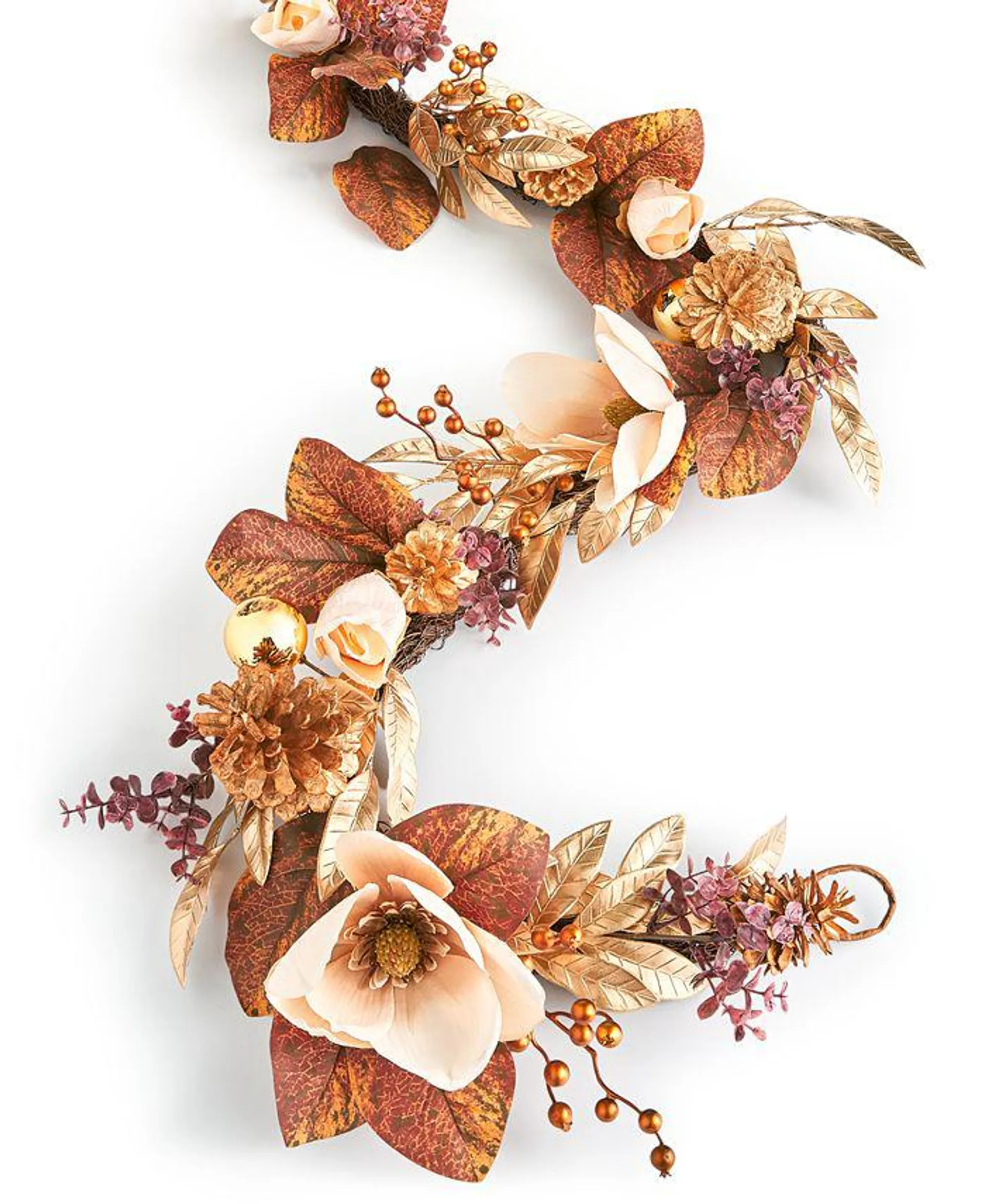 Gilded Floral Garland, Created for Macy's