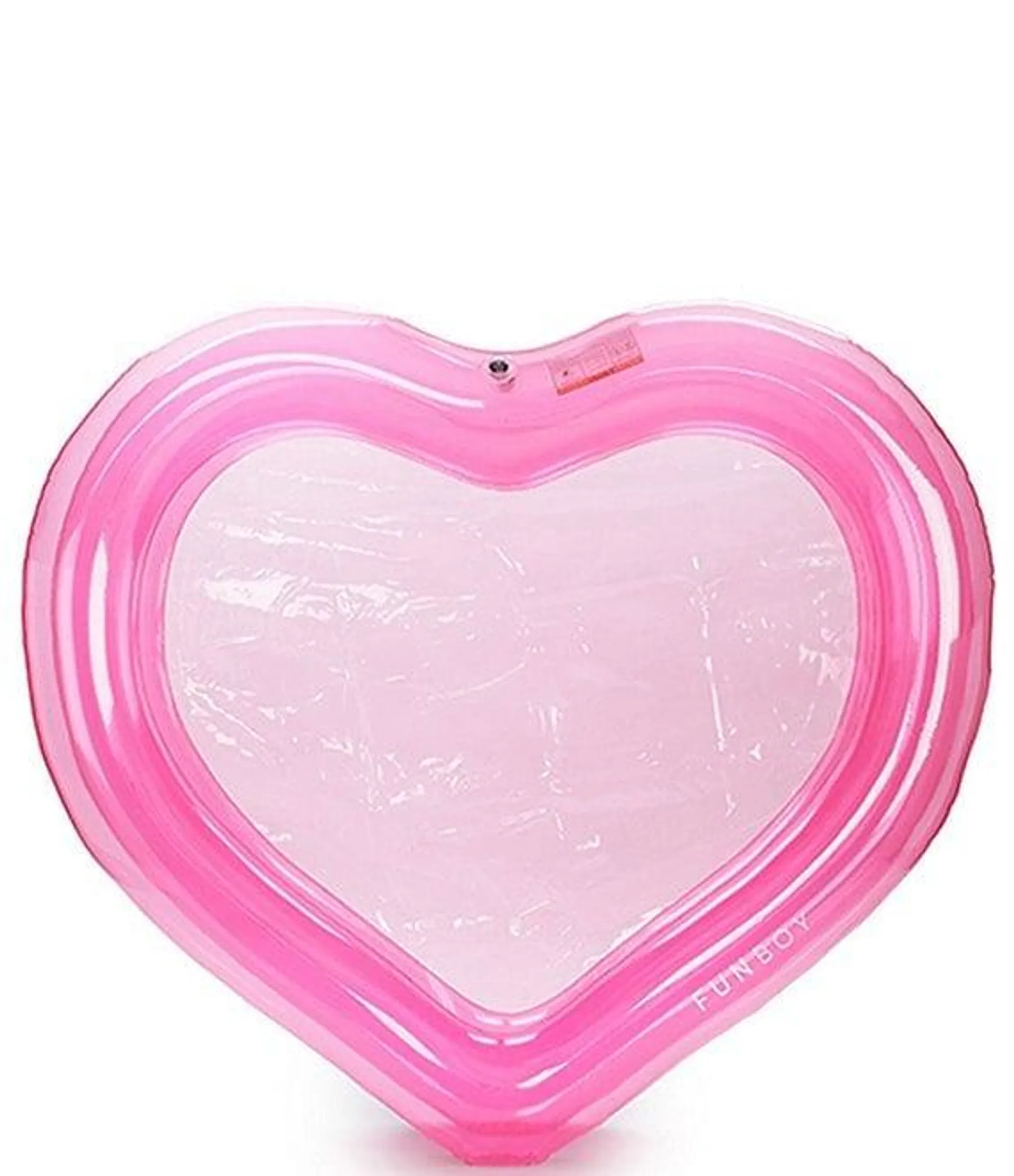 Clear Pink Heart Inflatable Pool