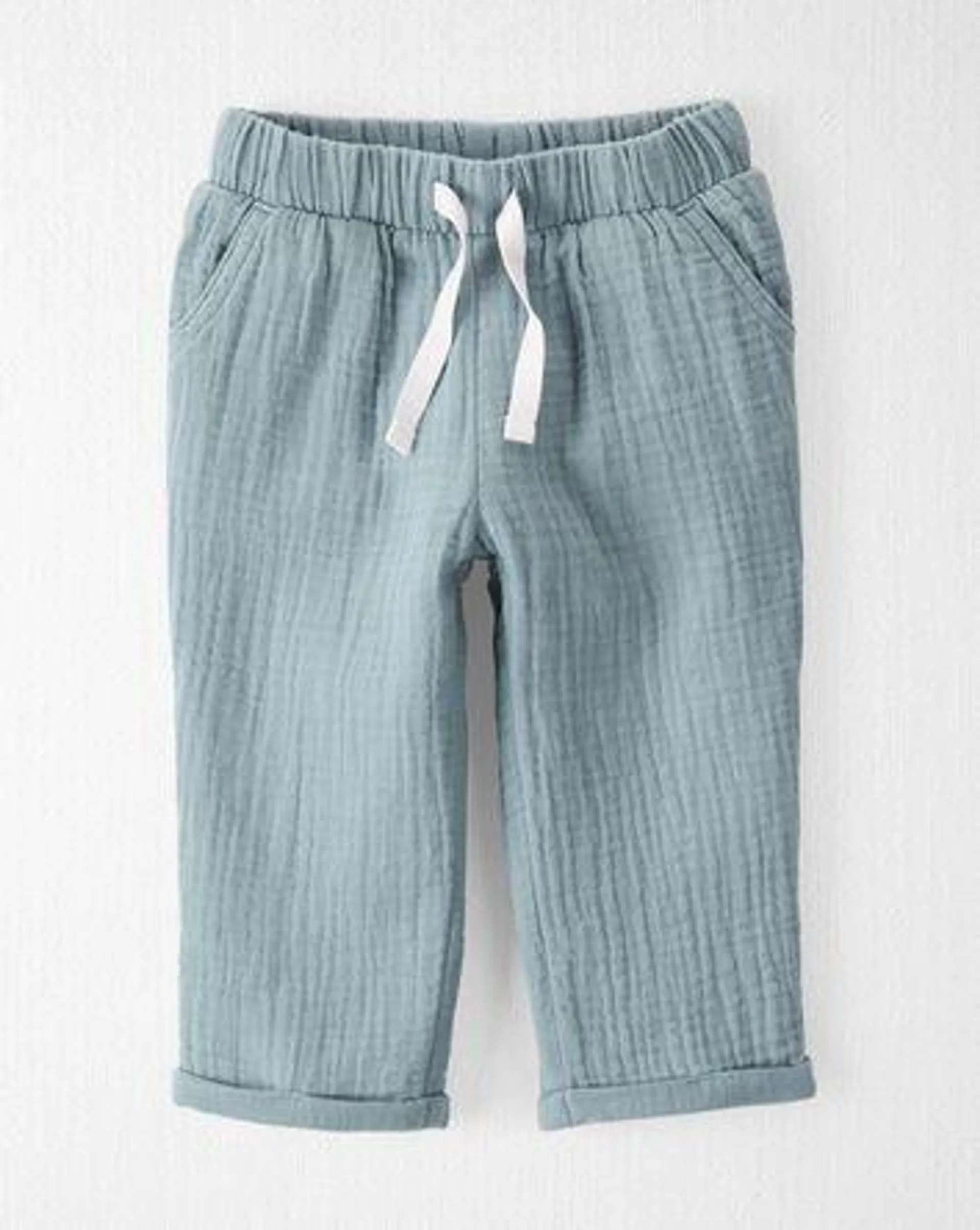Baby Organic Cotton Gauze Pants