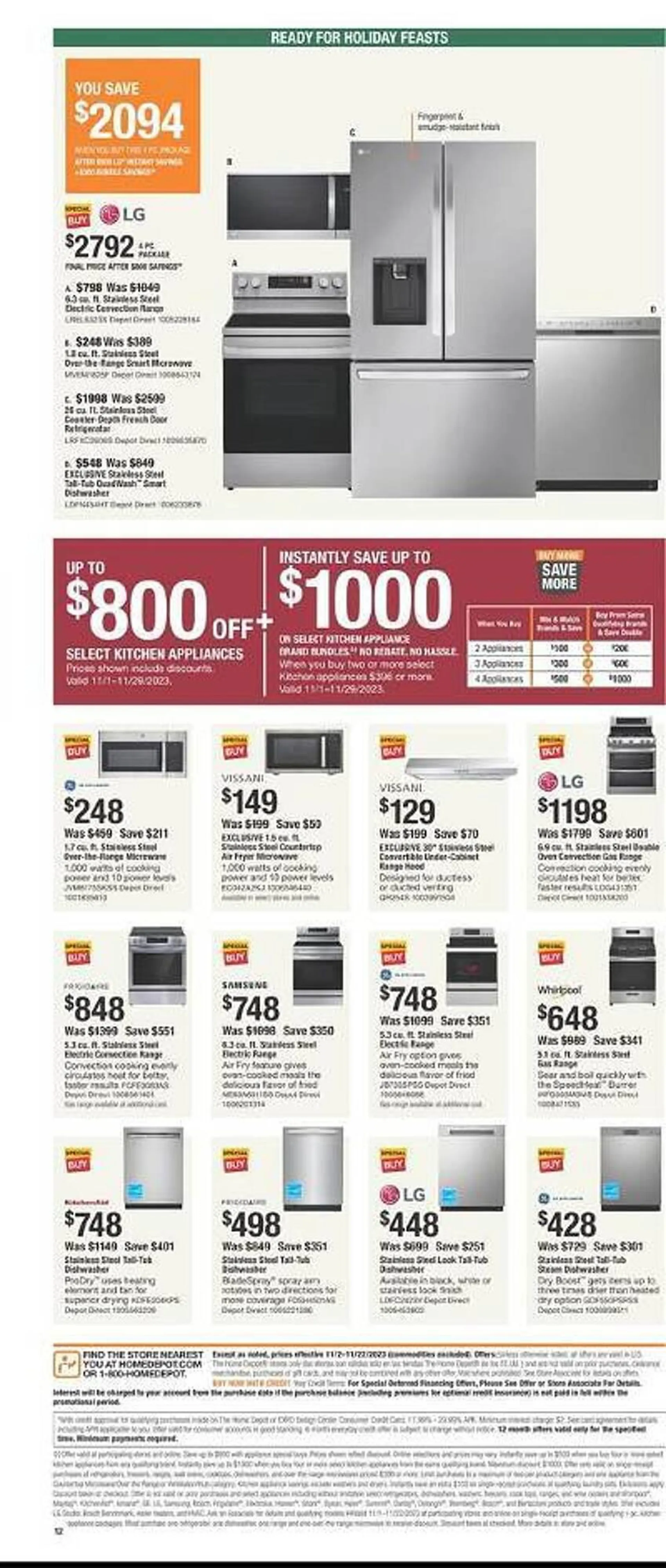 Weekly ad The Home Depot Catalog from November 13 to November 20 2023 - Page 11