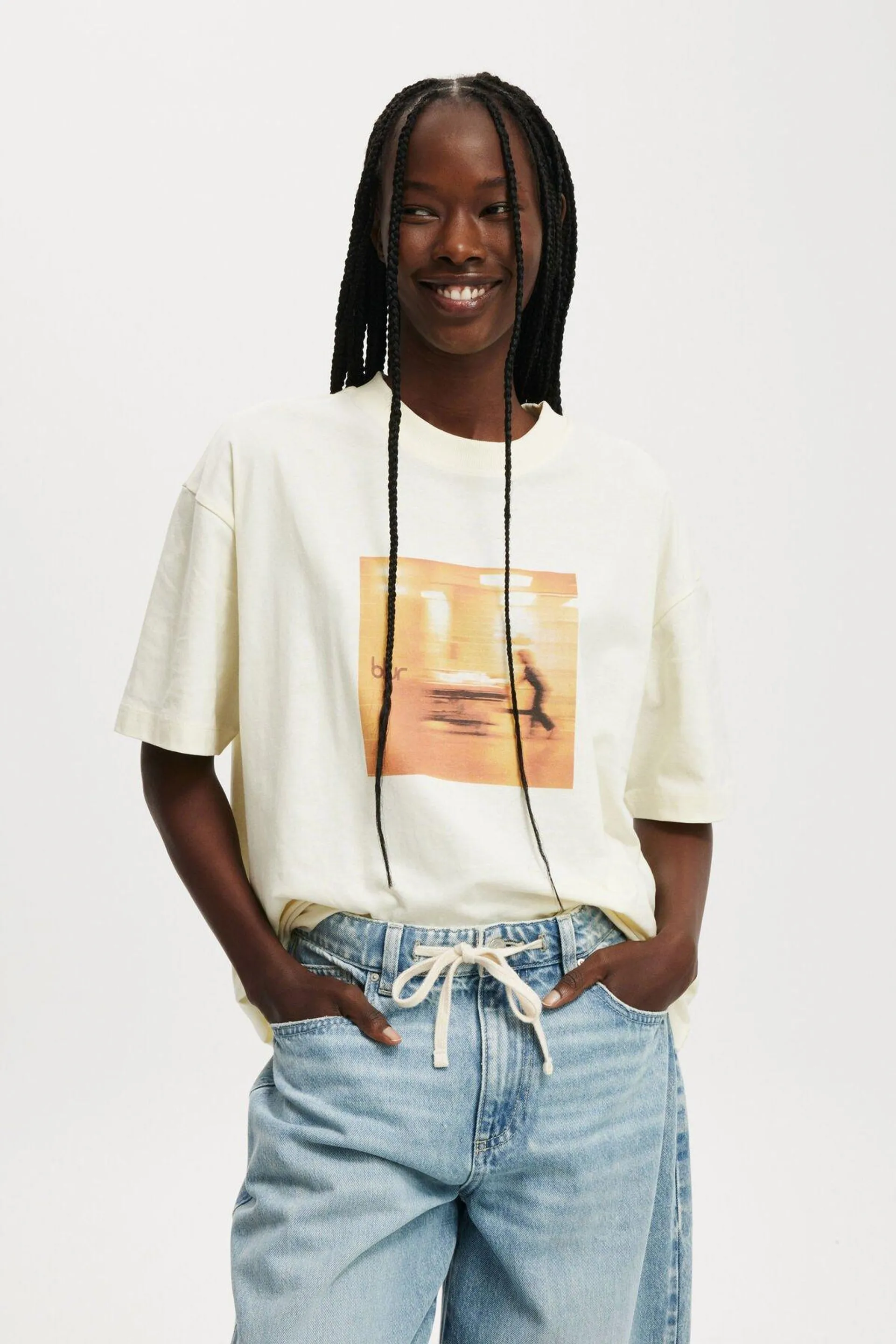 Blur Boxy Graphic Tee