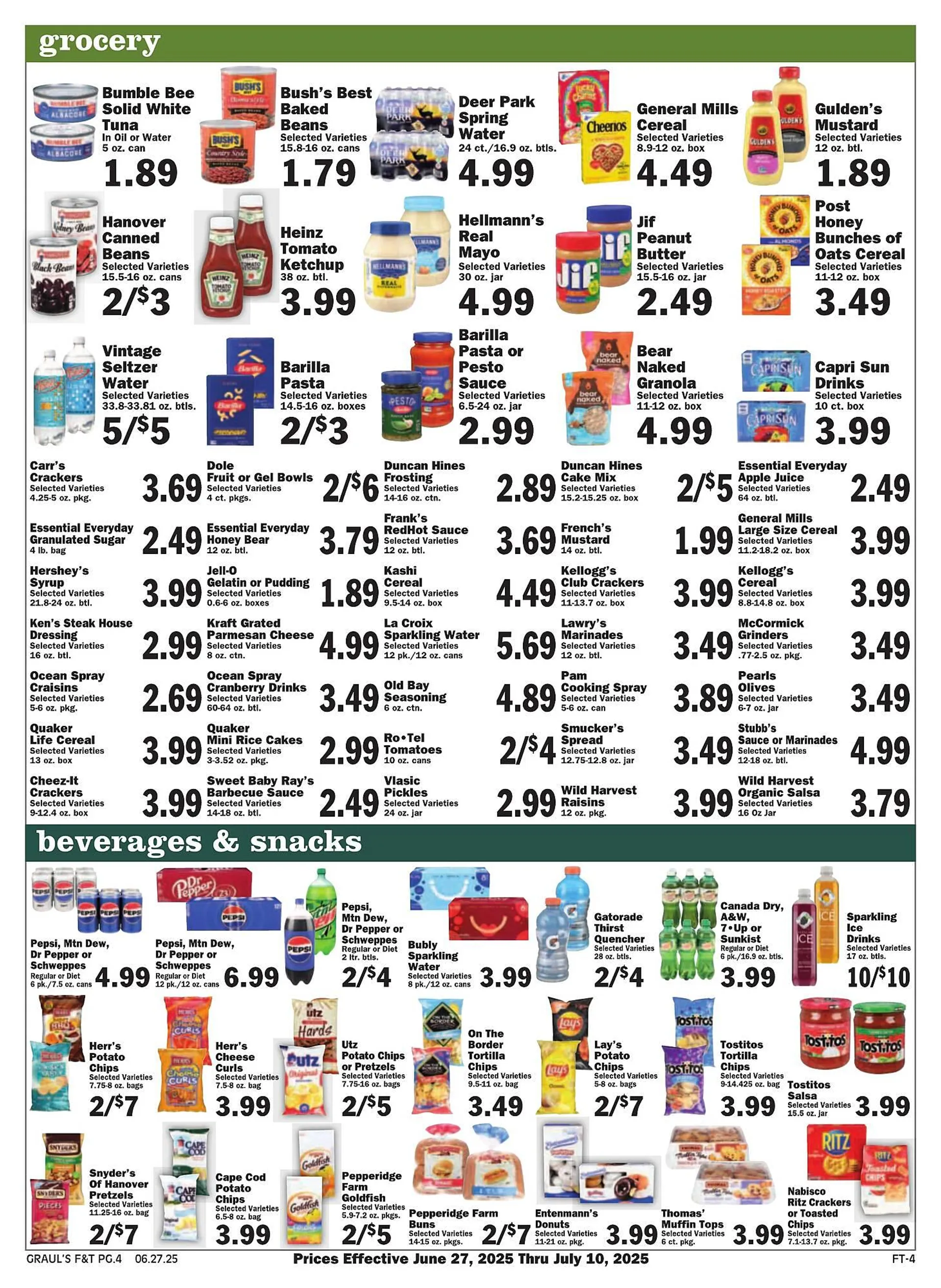 Weekly ad Graul's Market Weekly Ad from June 27 to July 10 2025 - Page 4