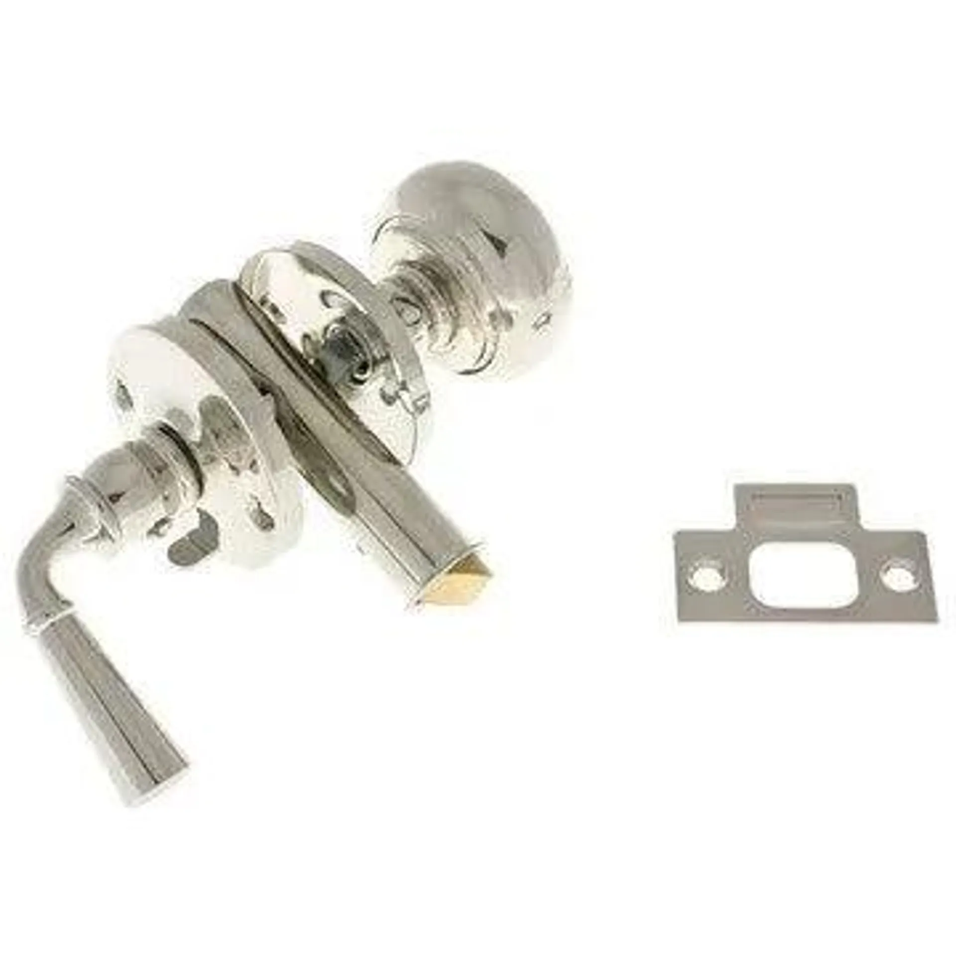 idh by St. Simons 21250 Knob To Lever Screen Door Latch - Round Plates