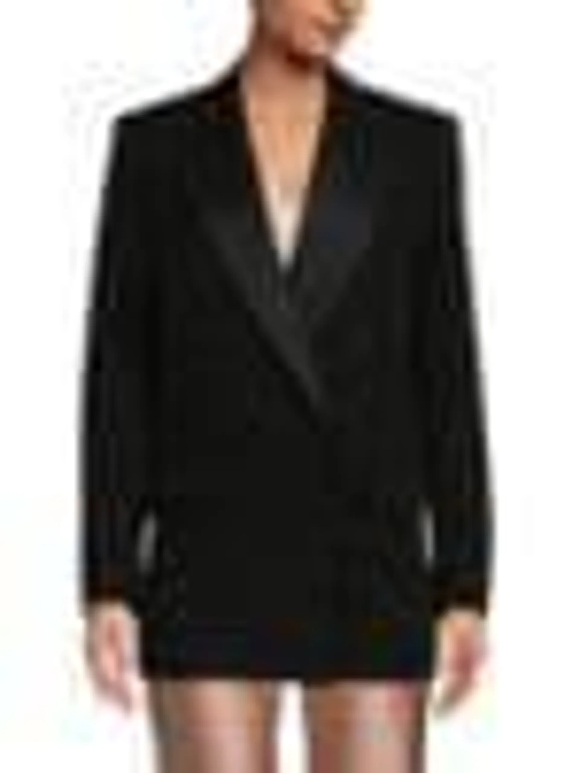 Nevim Virgin Wool Tuxedo Jacket