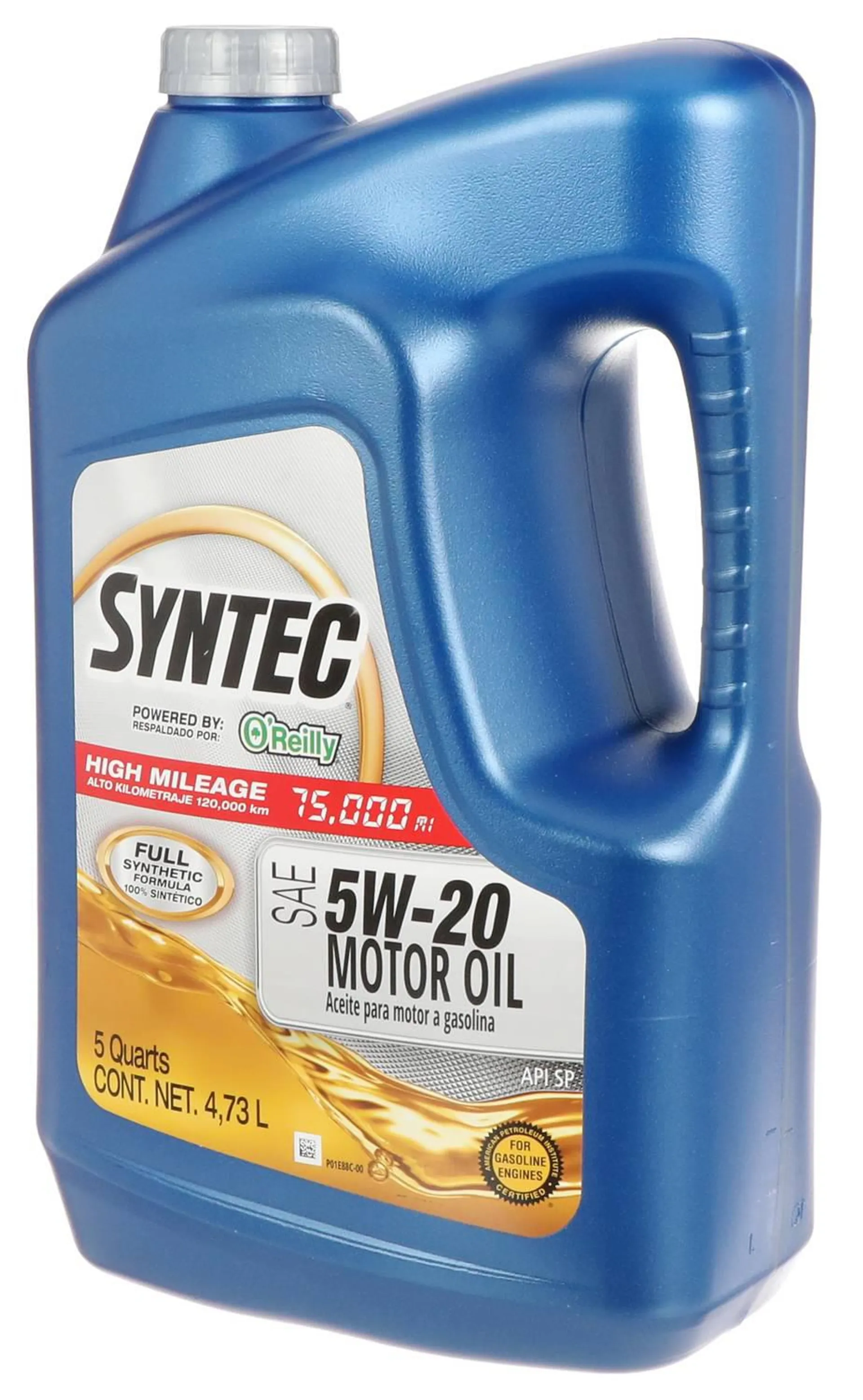 SYNTEC Full Synthetic Motor Oil 5W-20 5 Quart - HISYN5-20-5QT