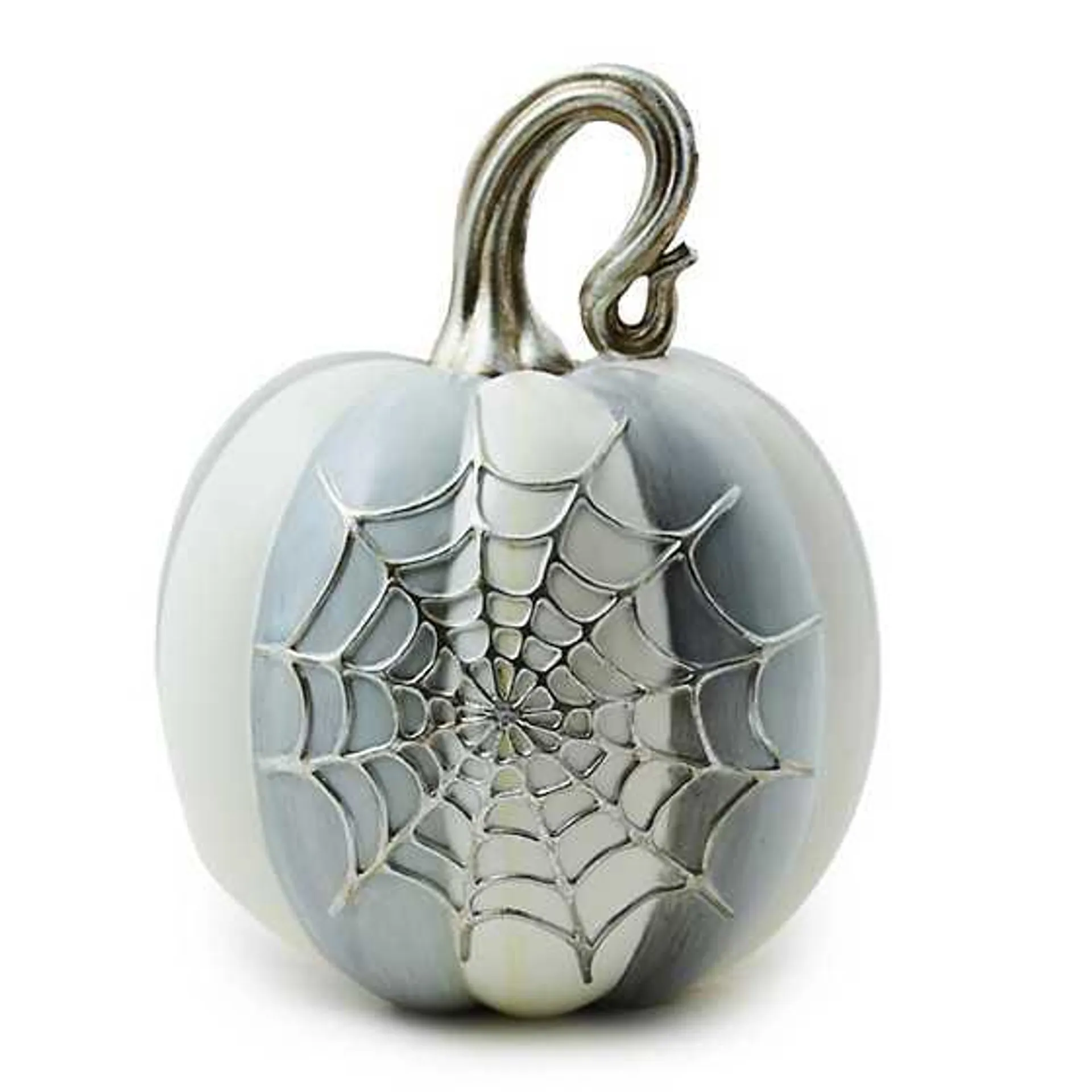 Sterling Stripe Spider Web Pumpkin