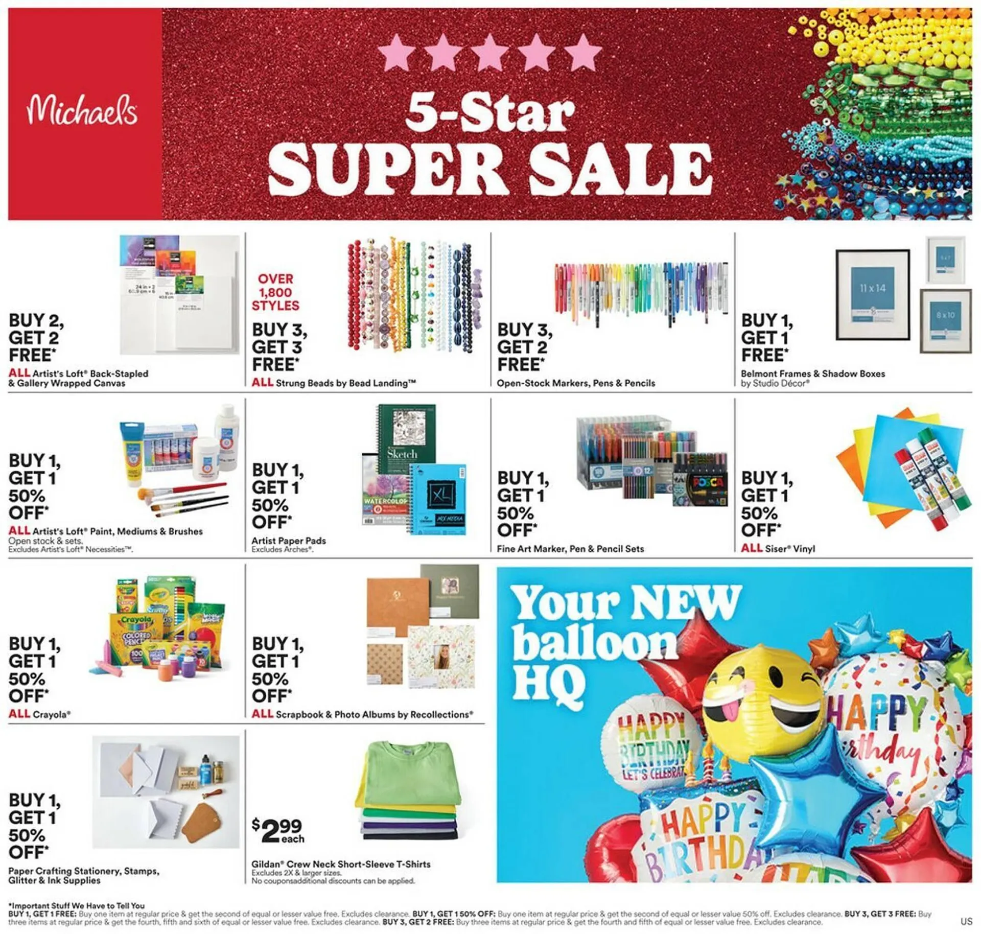 Weekly ad Michaels Weekly Ad from August 17 to August 23 2025 - Page 1