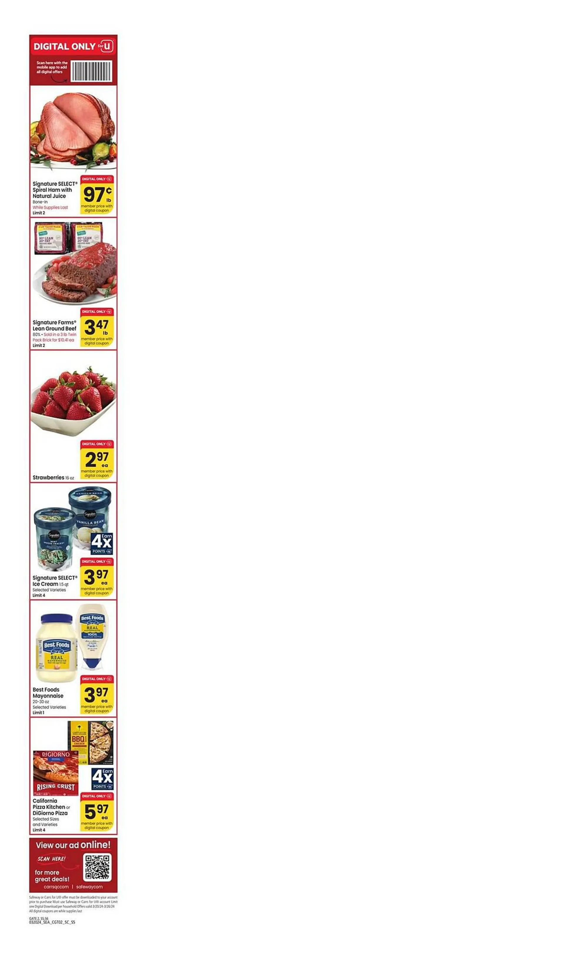 Weekly ad Carrs ad from March 20 to March 26 2024 - Page 2