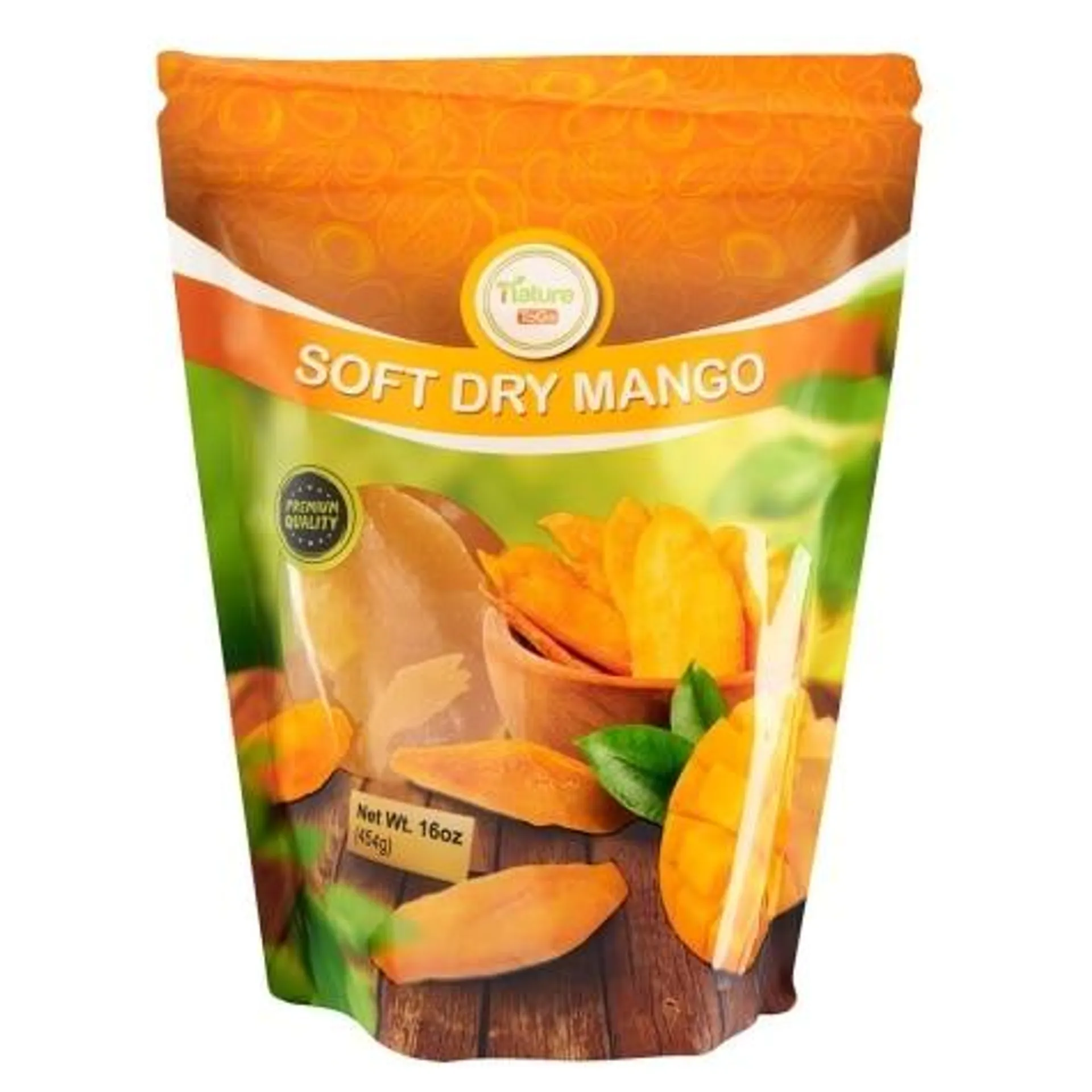 Soft Dry Mango, 16 oz
