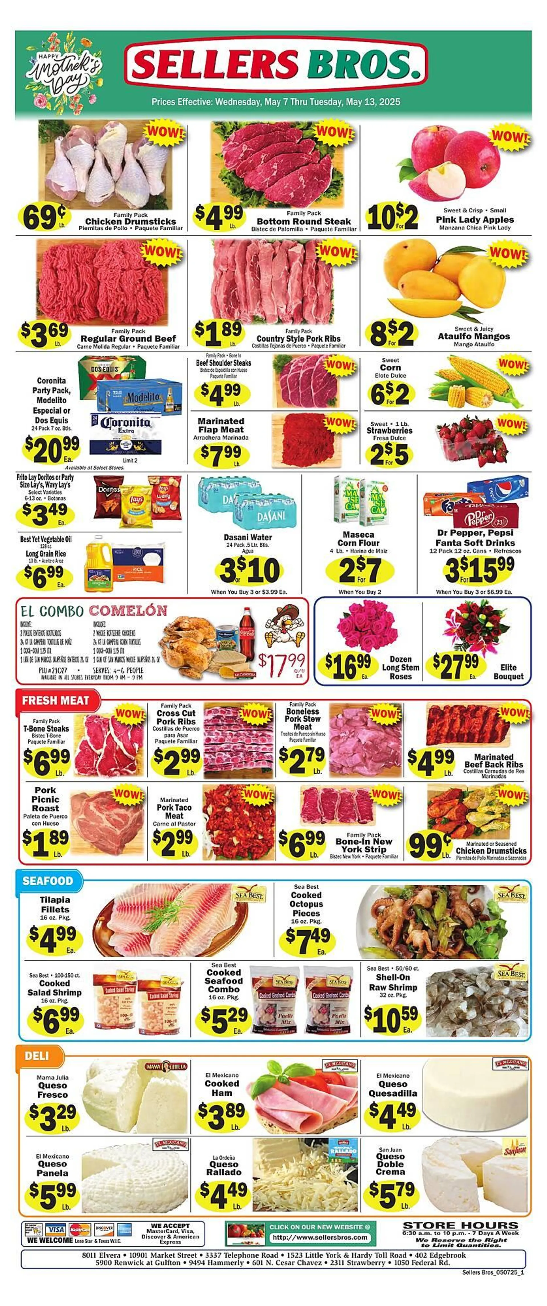 Sellers Bros Weekly Ad - 1