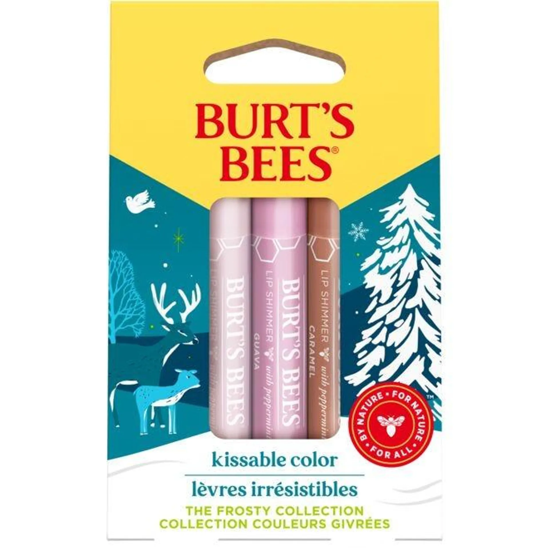 Burt's Bees Kissable Color Gift Set-Frosty