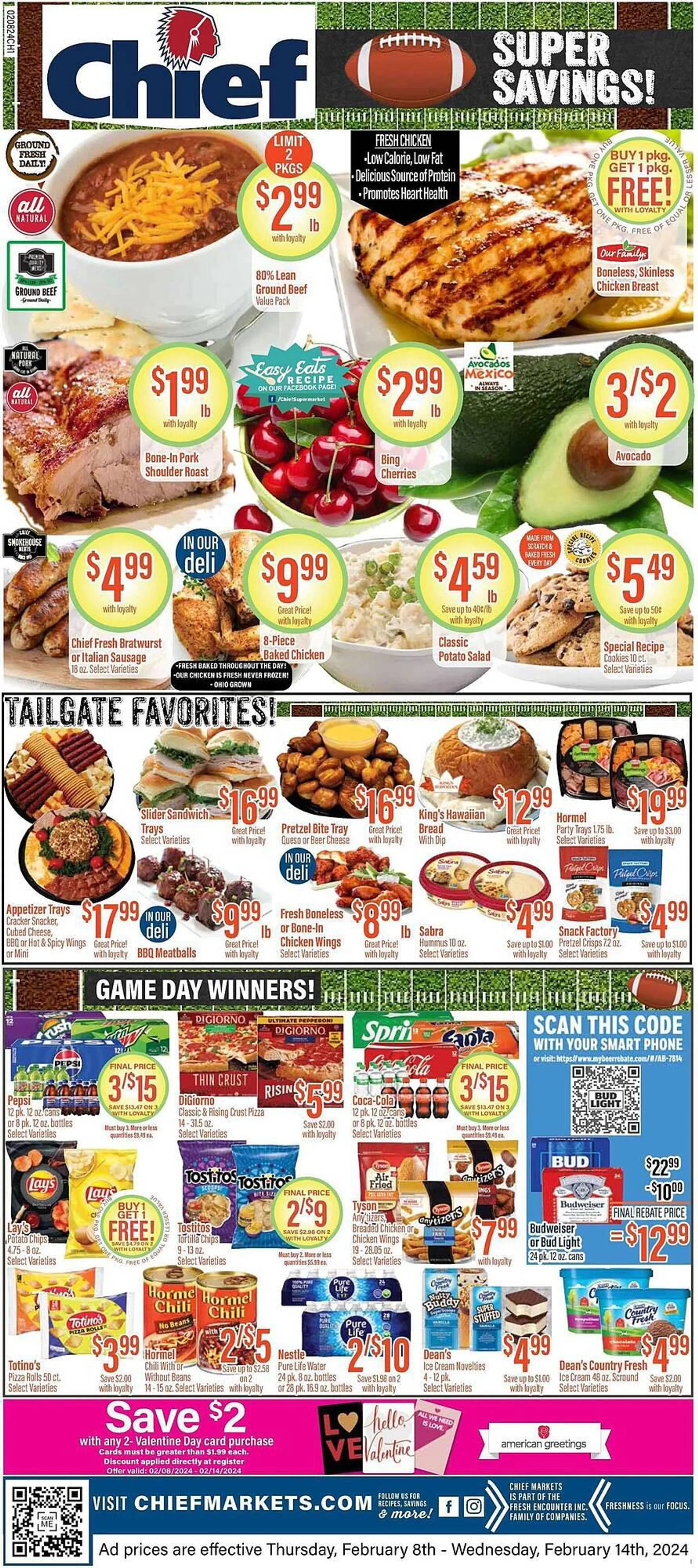 Weekly ad Chief Supermarket Weekly Ad from February 9 to February 14 2024 - Page 