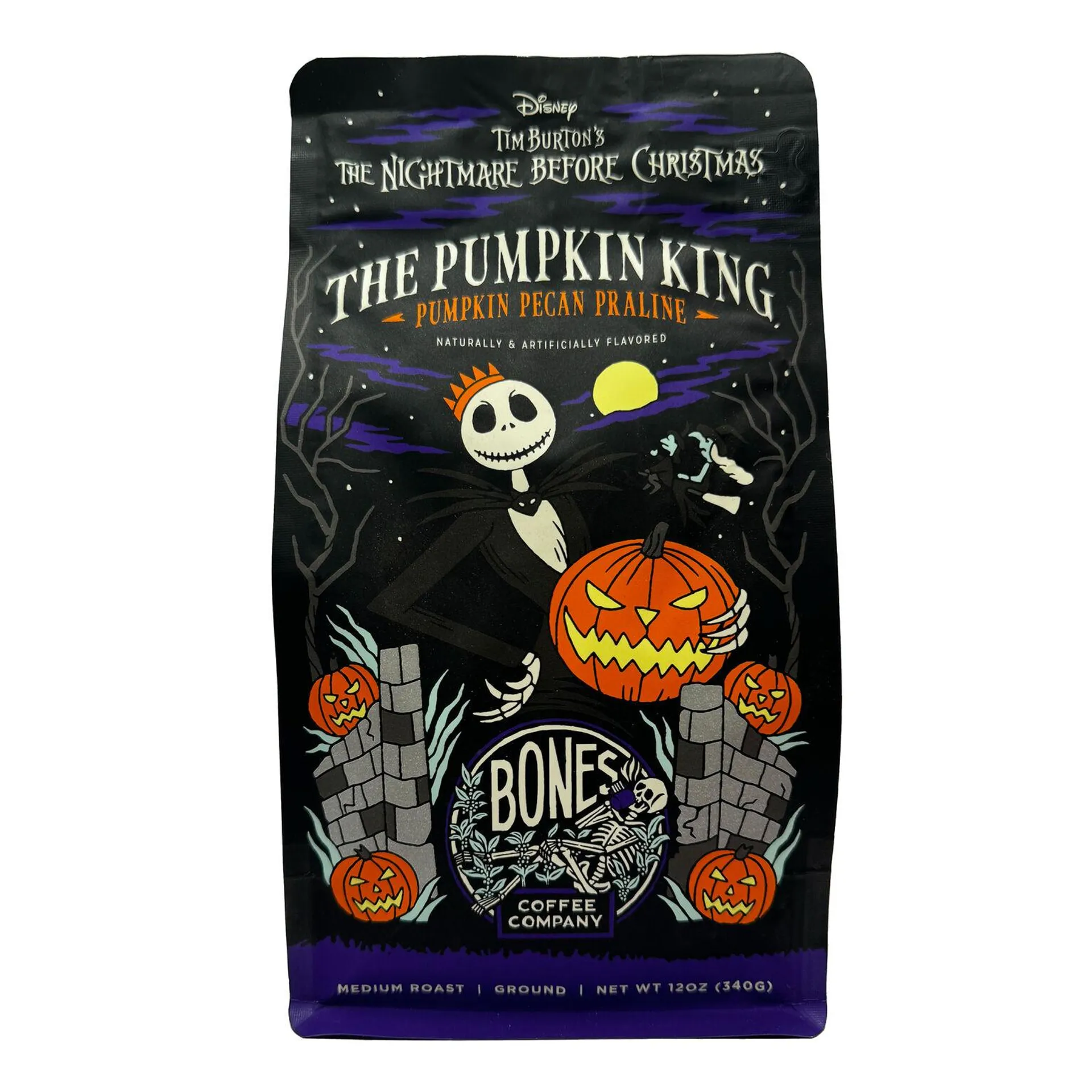 Bones The Pumpkin King Pumpkin Pecan Praline Ground Coffee