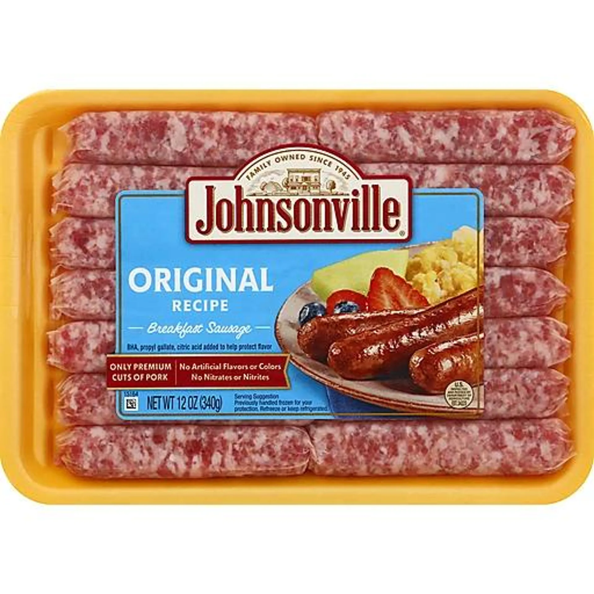 Johnsonville Breakfast Sausage, Original Recipe 12 Oz