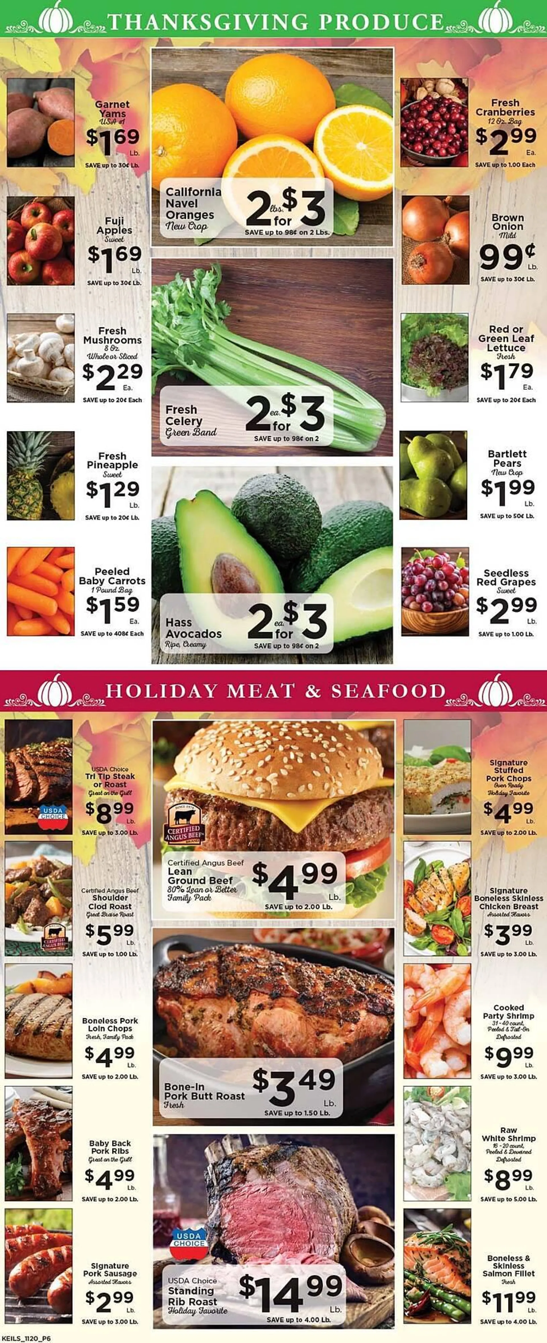 Weekly ad Keil's Fresh Food Stores Weekly Ad from November 20 to December 3 2024 - Page 6