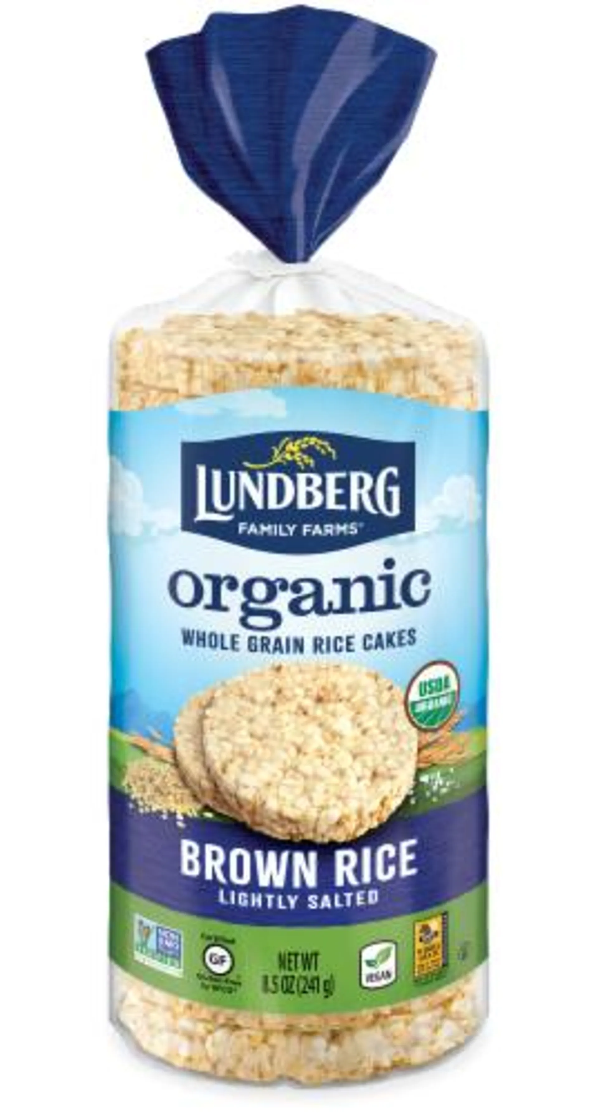 Lundberg® Organic Lightly Salted Brown Rice Cakes