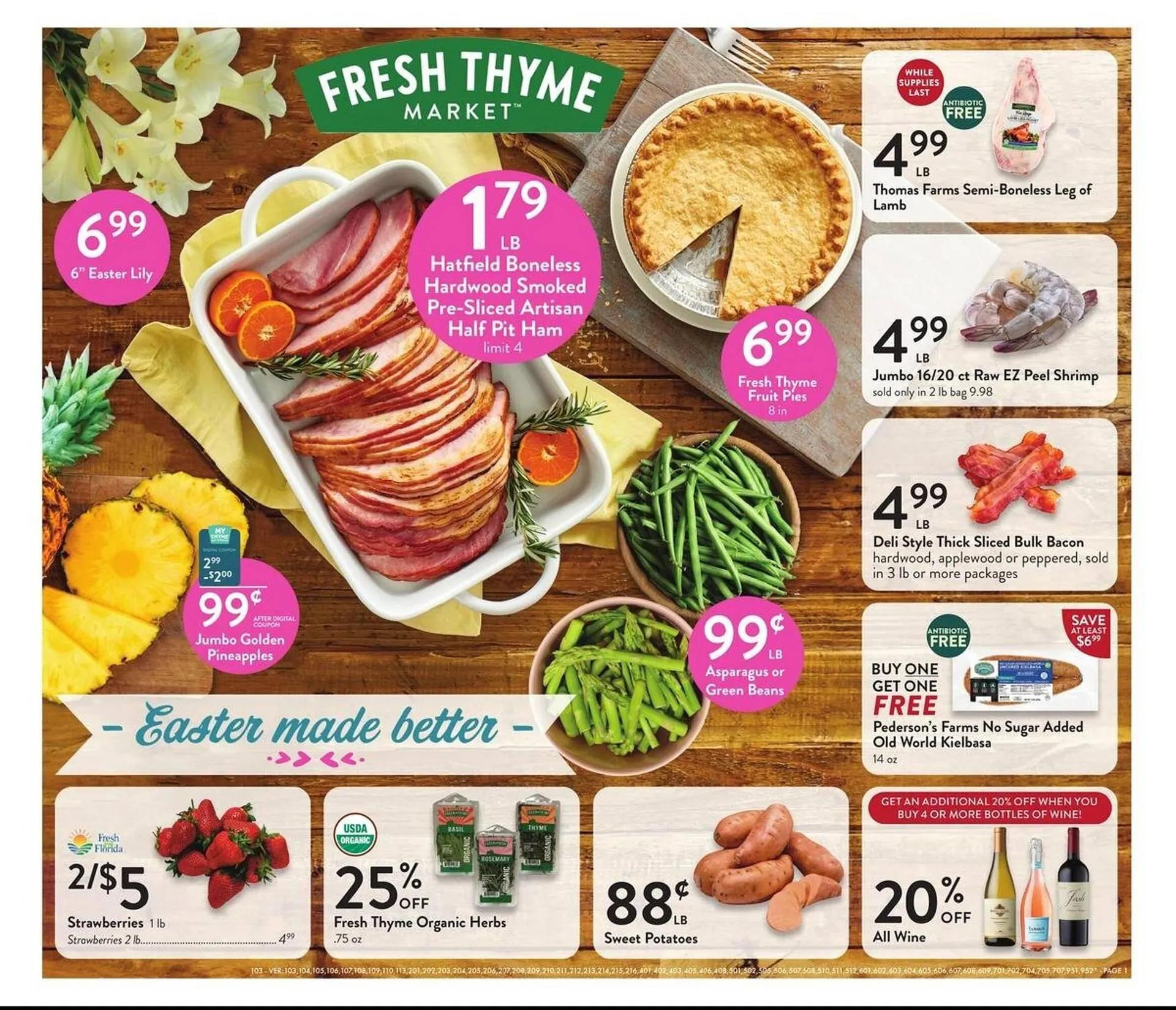 Weekly ad Fresh Thyme Weekly Ad from March 27 to April 2 2024 - Page 