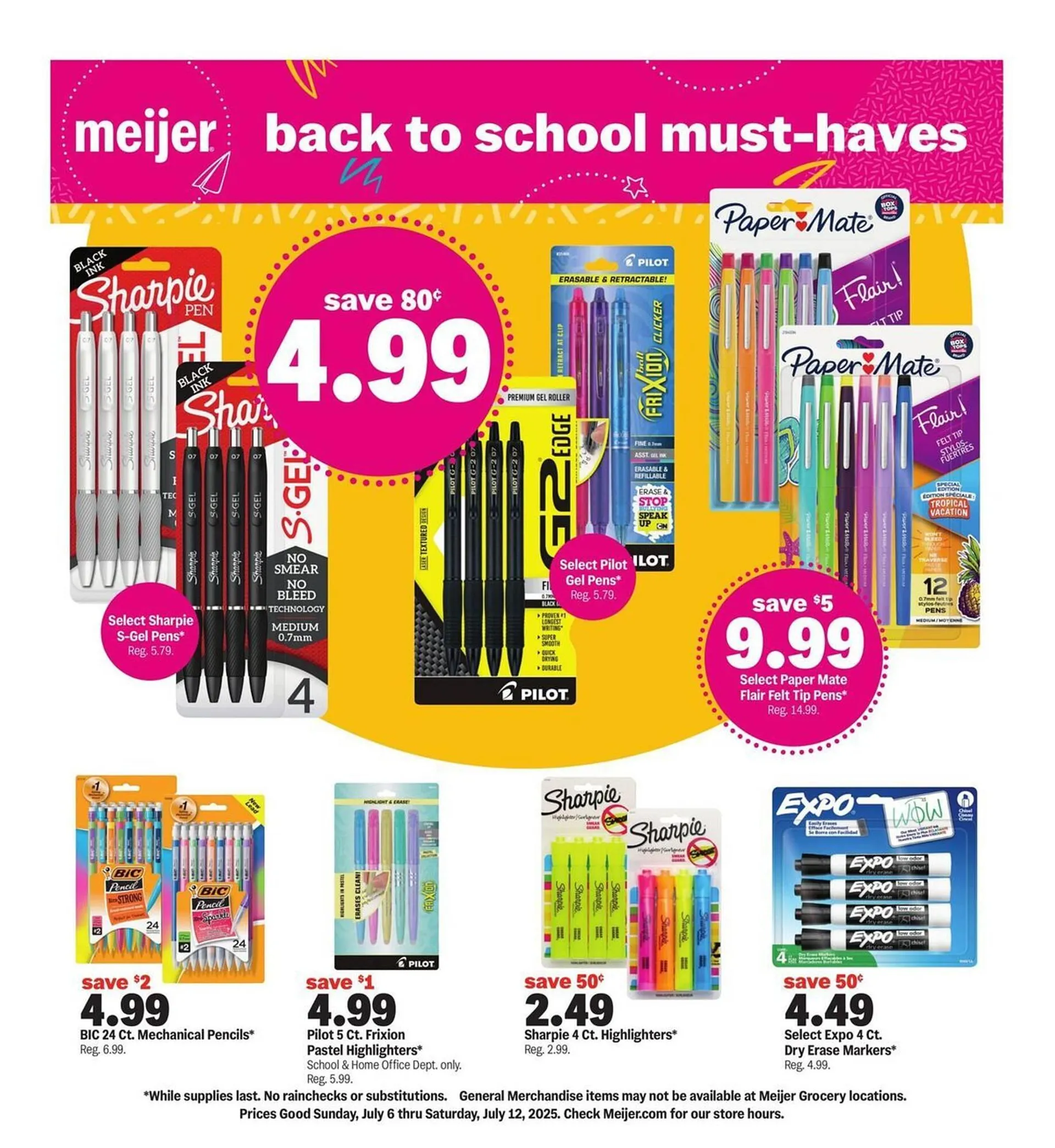 Meijer Weekly Ad - 1