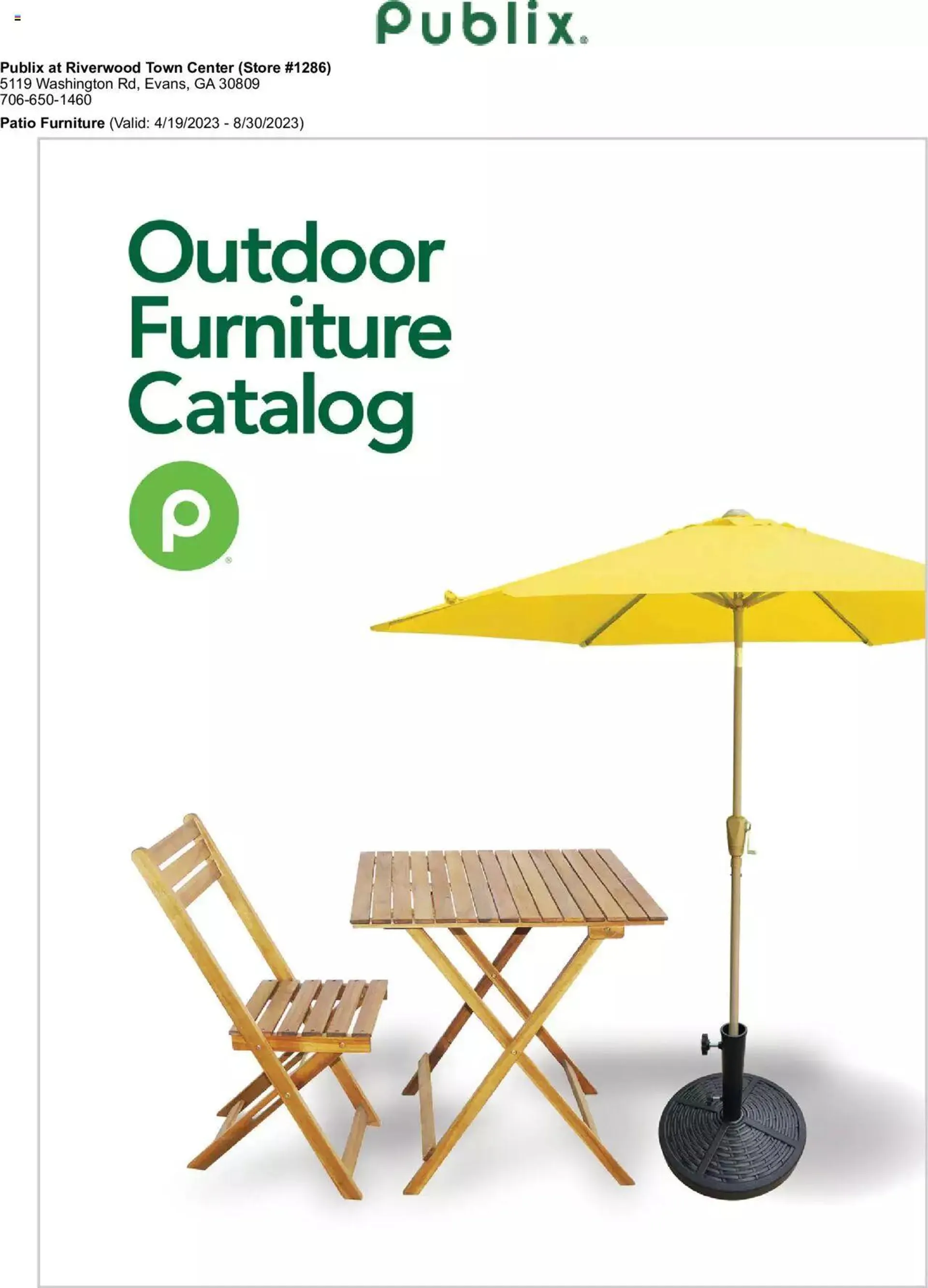 Publix Patio Furniture