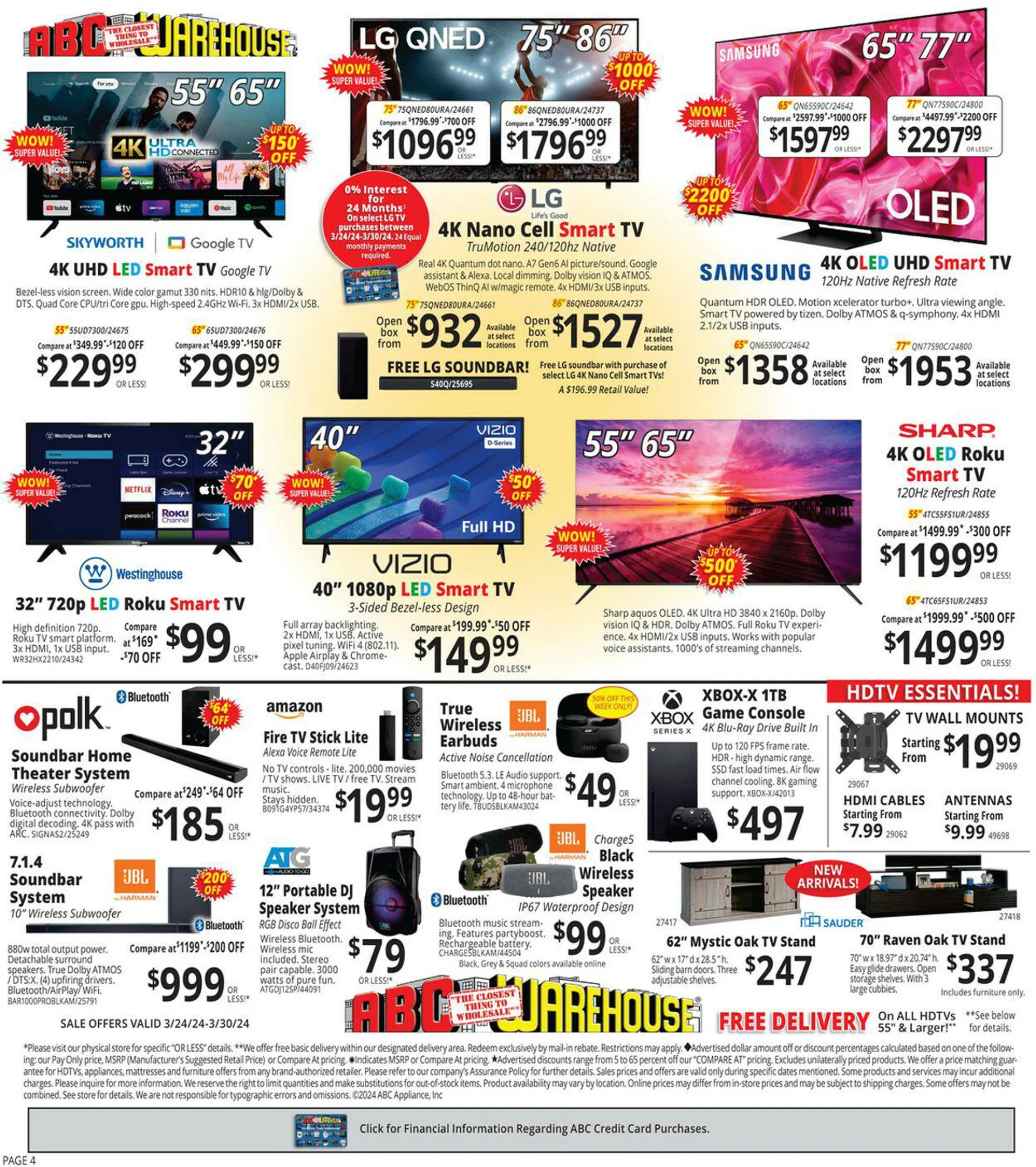 Weekly ad ABC Warehouse Current weekly ad from March 24 to March 30 2024 - Page 4