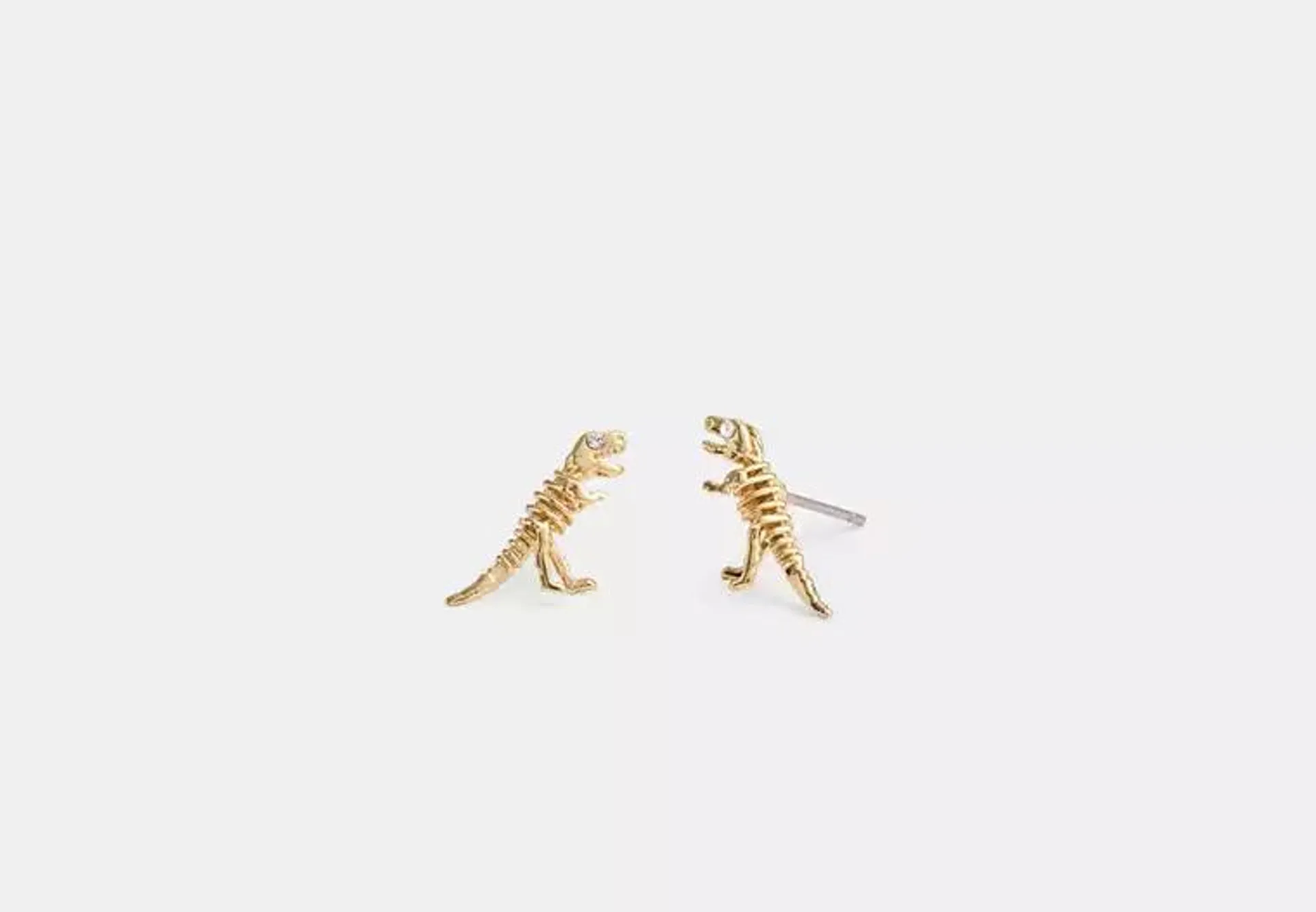 Skeletal Rexy Stud Earrings