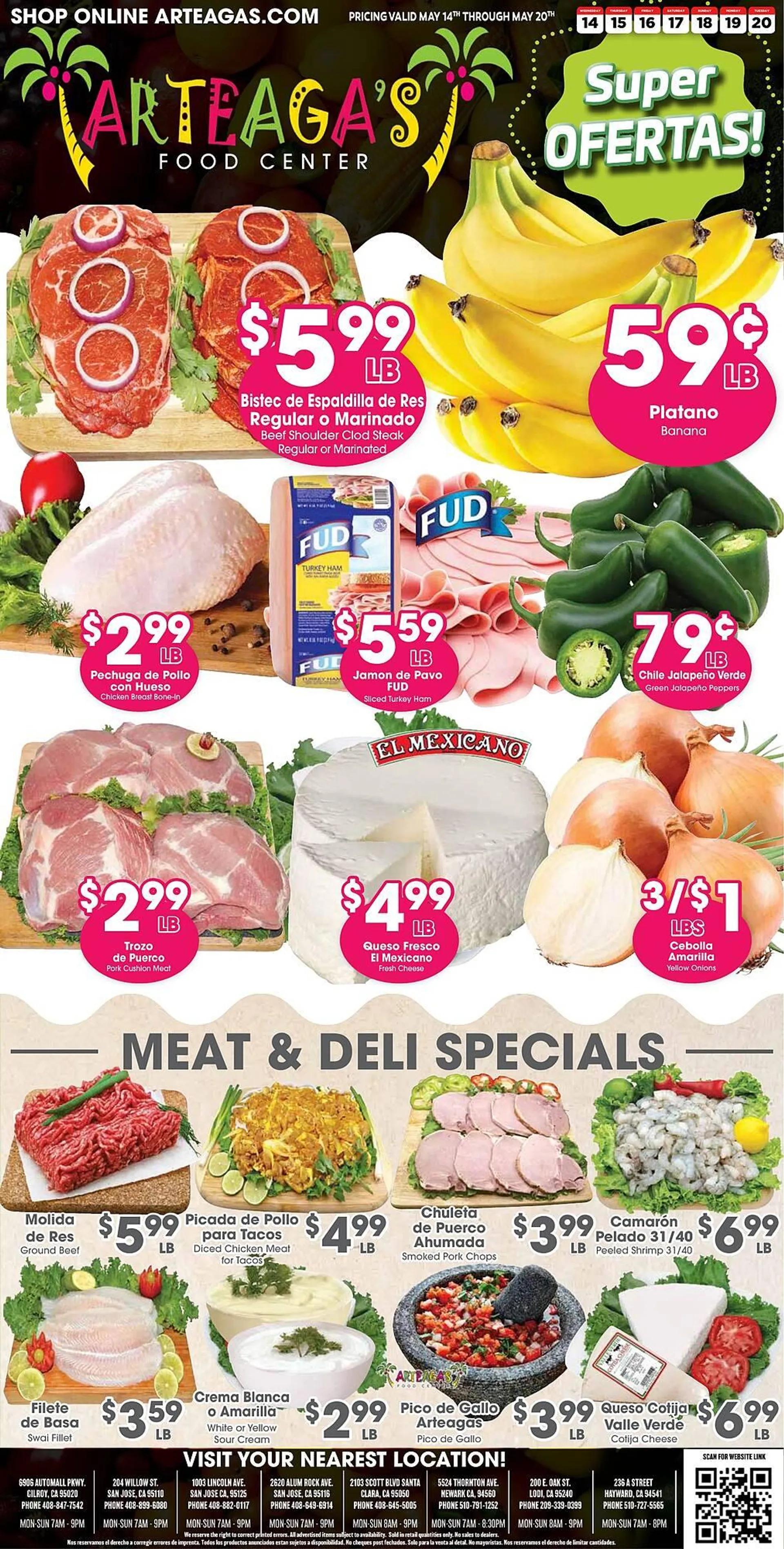 Arteagas Food Center Weekly Ad - 1