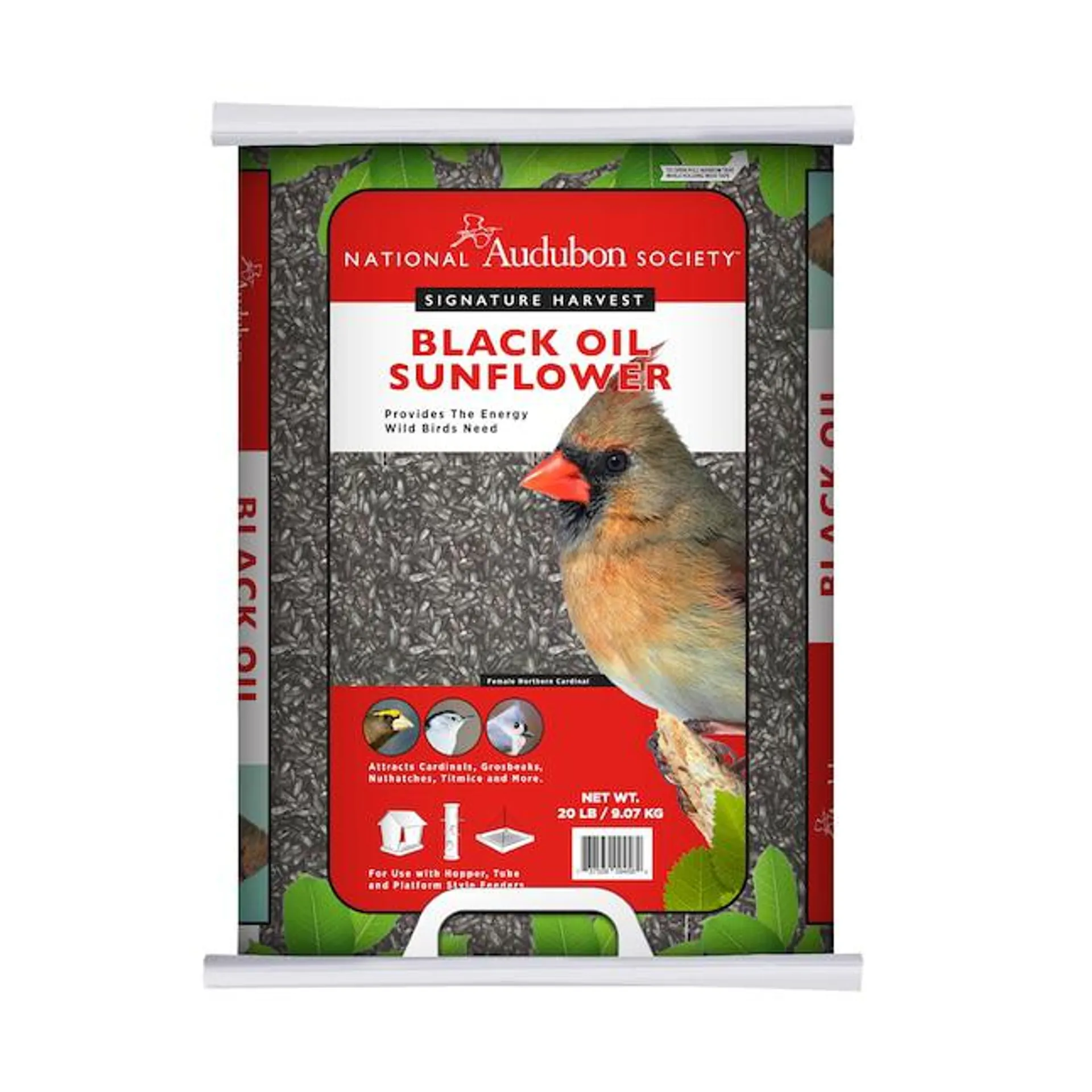 National Audubon Society Black Oil Sunflower Bird Seed 20-lb