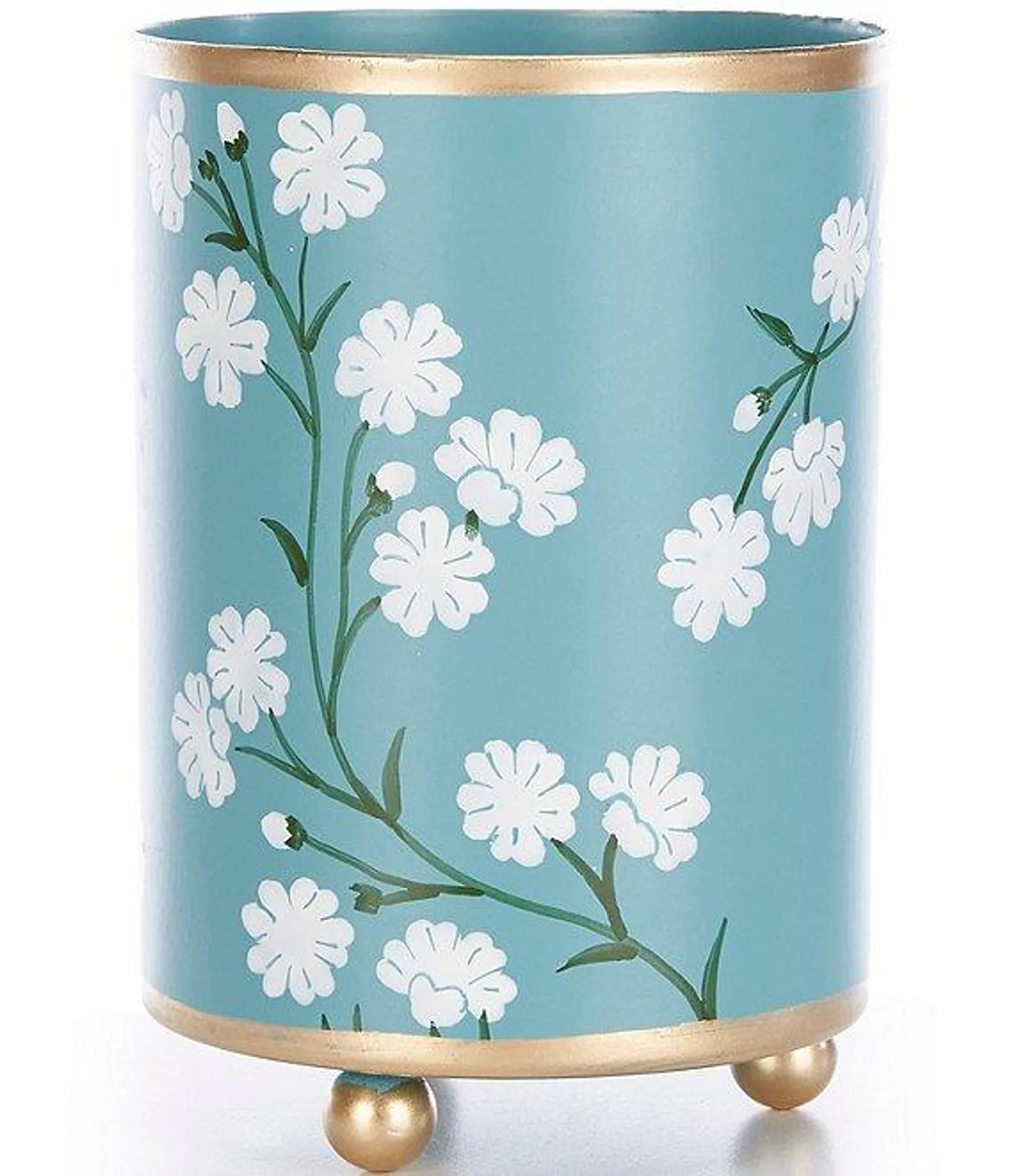 Spring Collection Floral Decorative Candle Pot