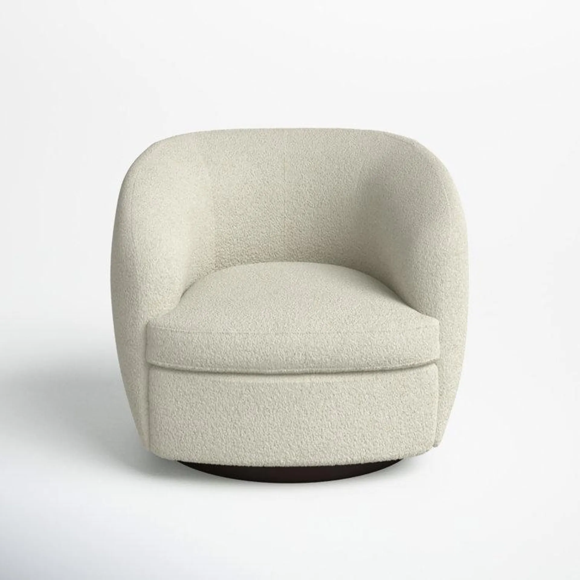 Marcy Upholstered Swivel Barrel Chair