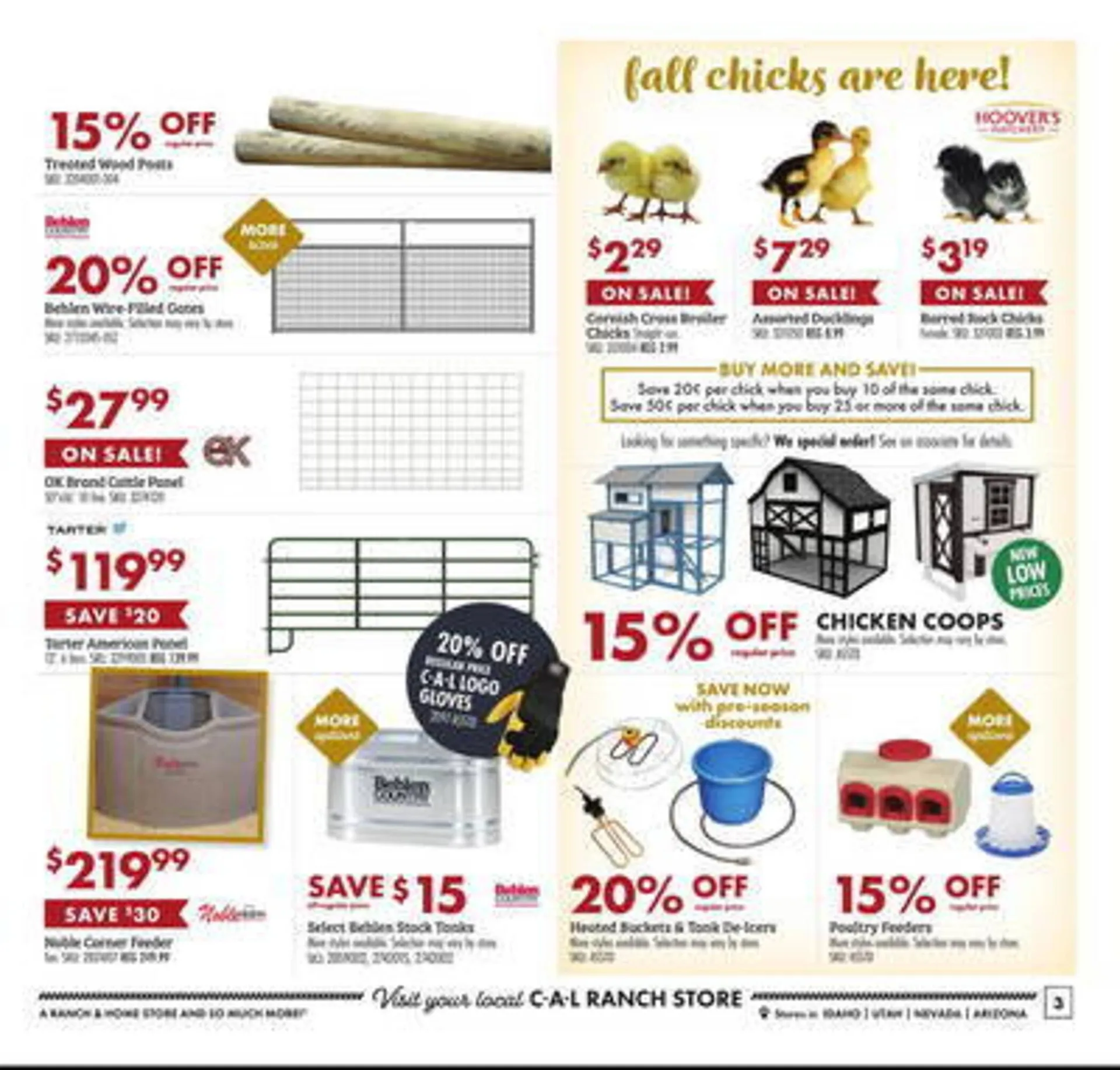 Weekly ad C A L Ranch Stores Weekly Ad from September 25 to October 1 2024 - Page 3