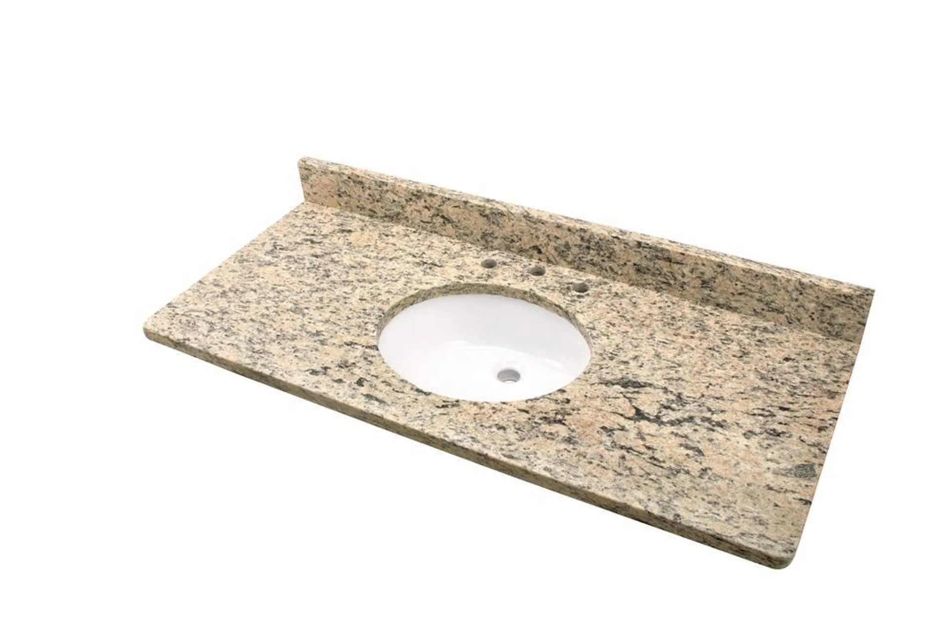 Tuscany® 49"W x 22"D Santa Cecilia Granite Vanity Top with Oval Undermount Bowl