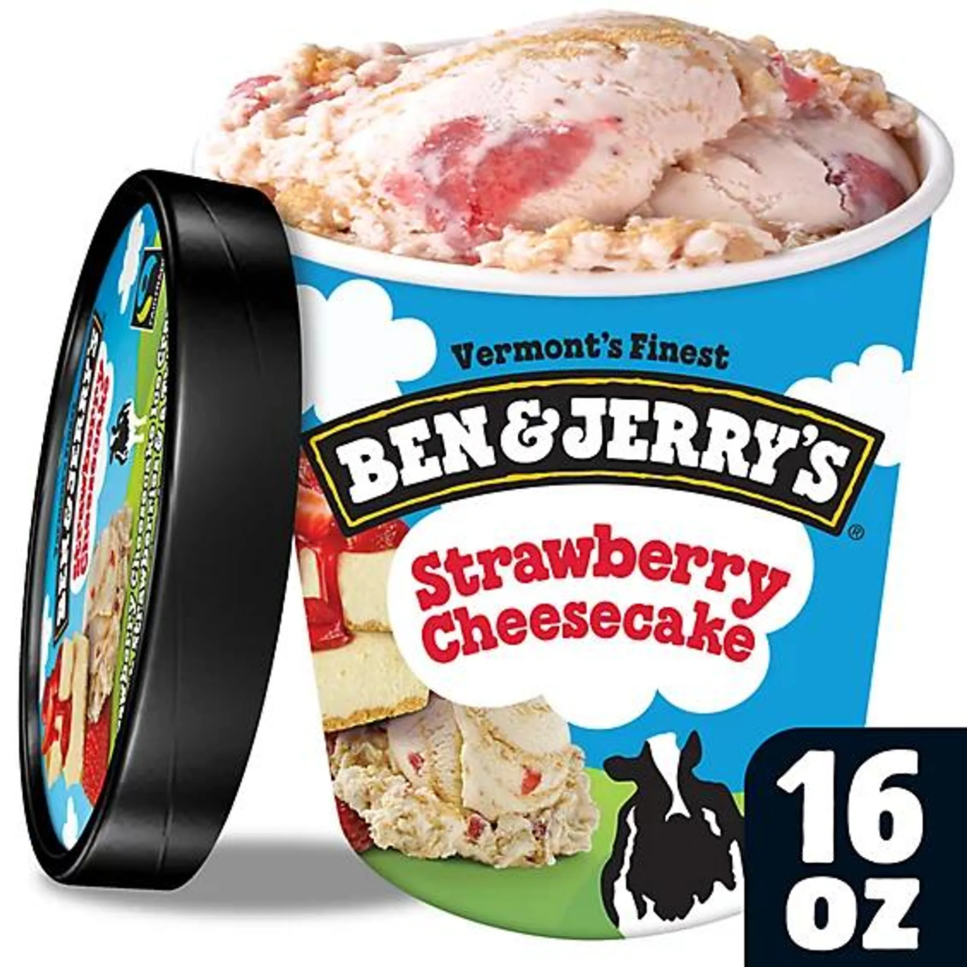 Ben & Jerry's Strawberry Cheesecake Ice Cream - 16 Oz