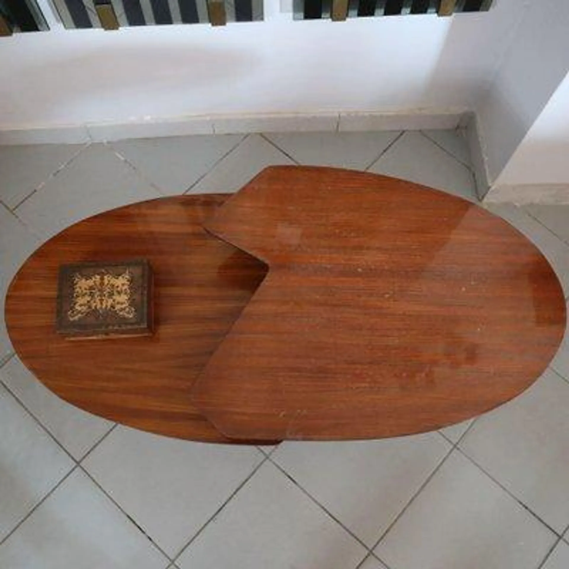 Vintage Mahogany Coffee Table by Isa Bergamo, Italy, 1960s