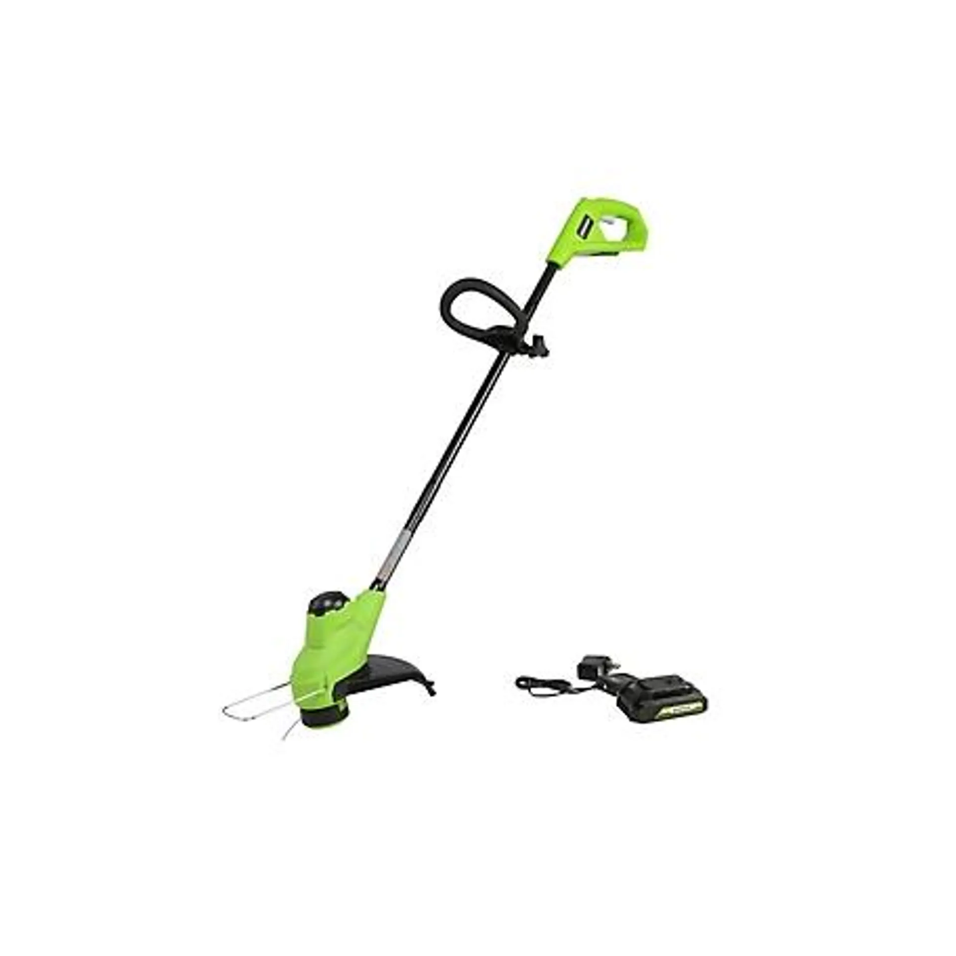 Greenworks 12 in. 24V 2.0Ah Cordless TORQDRIVE String Trimmer with USB Battery and Charger